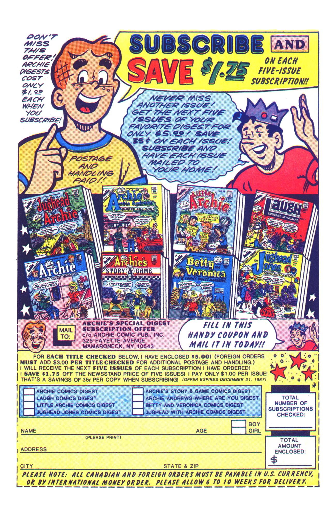 Read online Archie Giant Series Magazine comic -  Issue #572 - 25