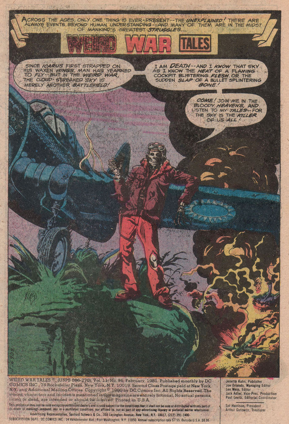 Read online Weird War Tales (1971) comic -  Issue #96 - 3