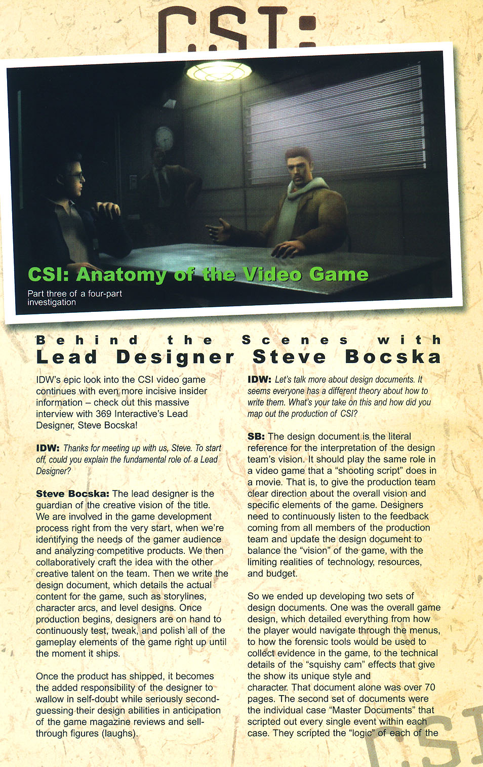 Read online CSI: Crime Scene Investigation comic -  Issue #4 - 28