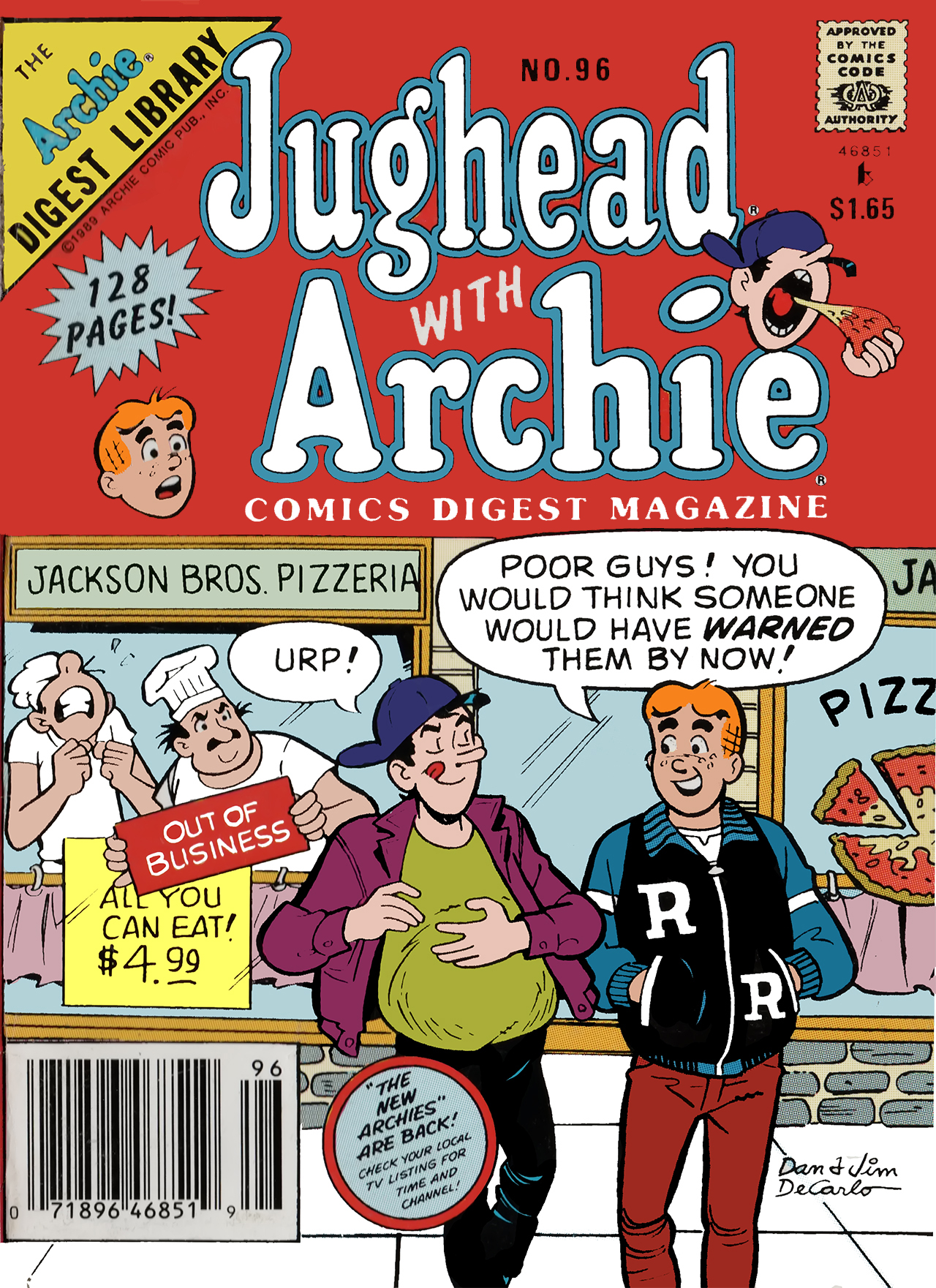 Read online Jughead with Archie Digest Magazine comic -  Issue #96 - 1