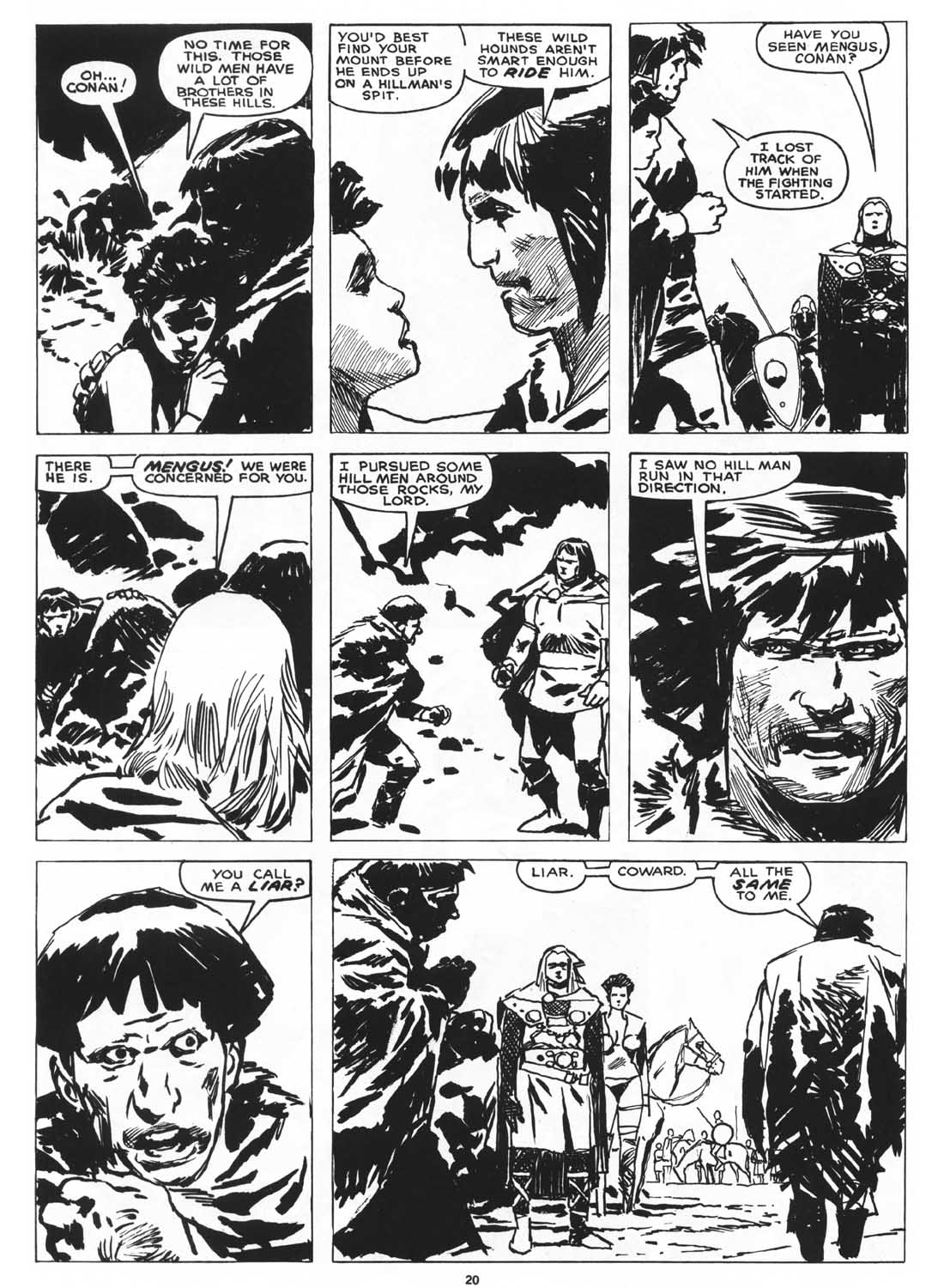 Read online The Savage Sword Of Conan comic -  Issue #162 - 22