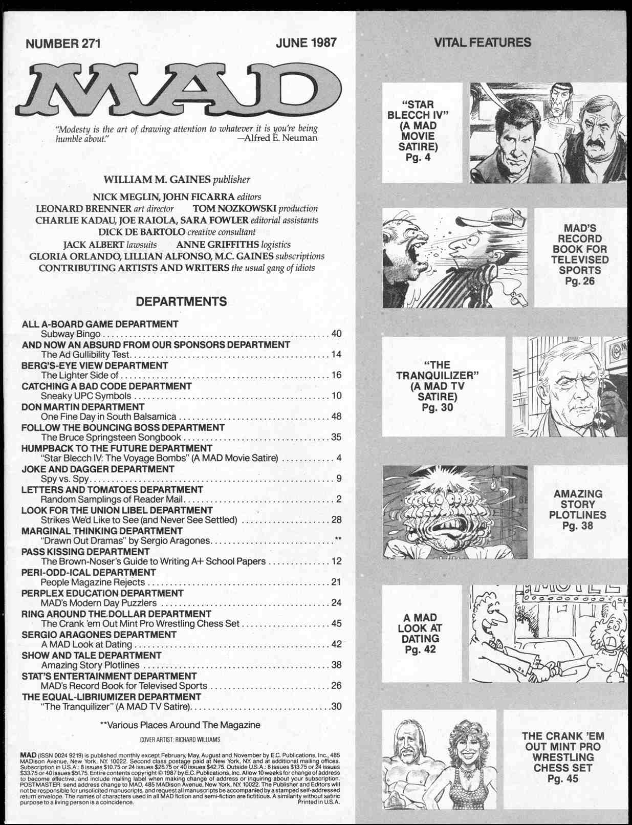 Read online MAD comic -  Issue #271 - 3