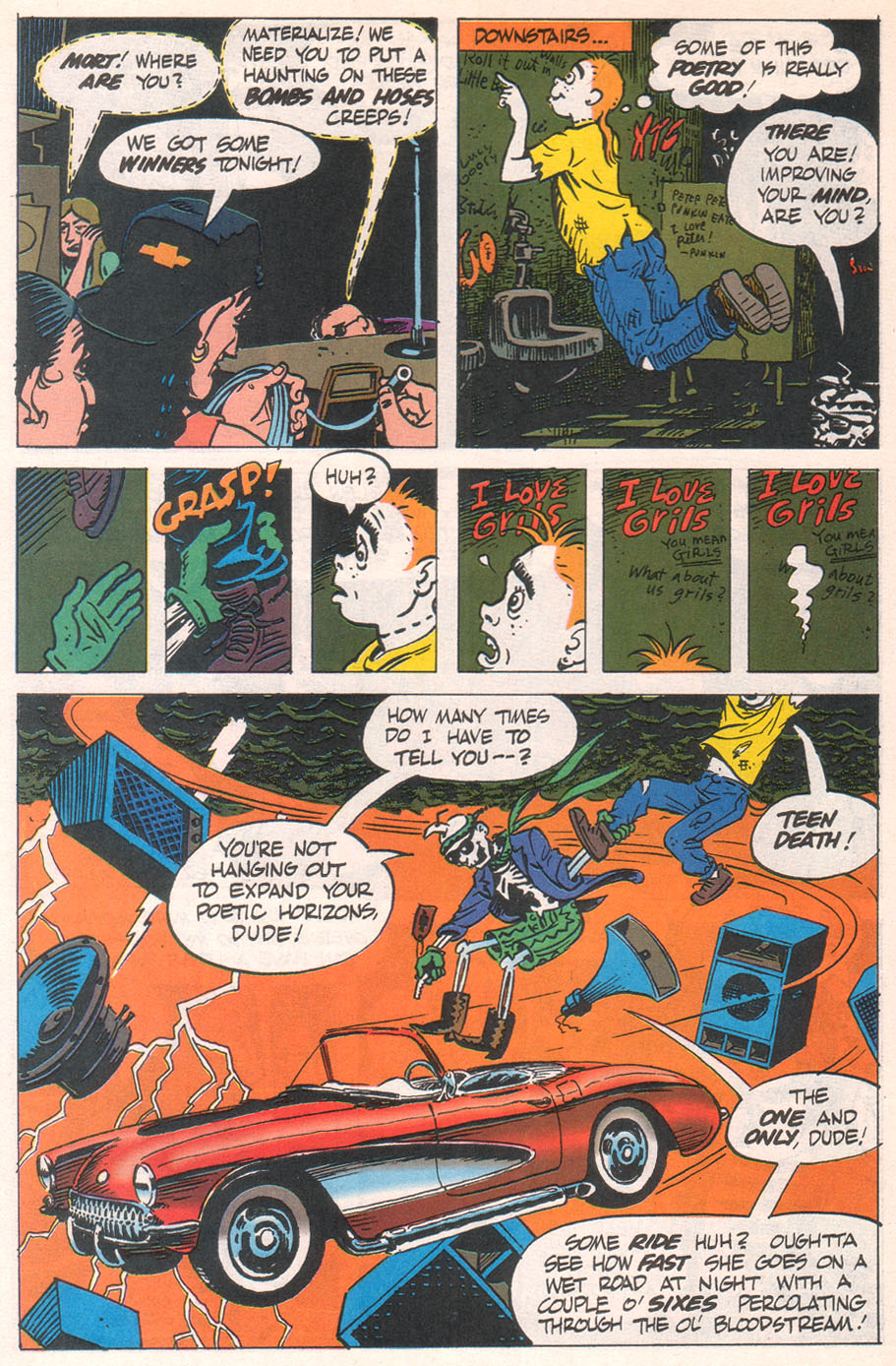 Read online Mort The Dead Teenager comic -  Issue #3 - 10