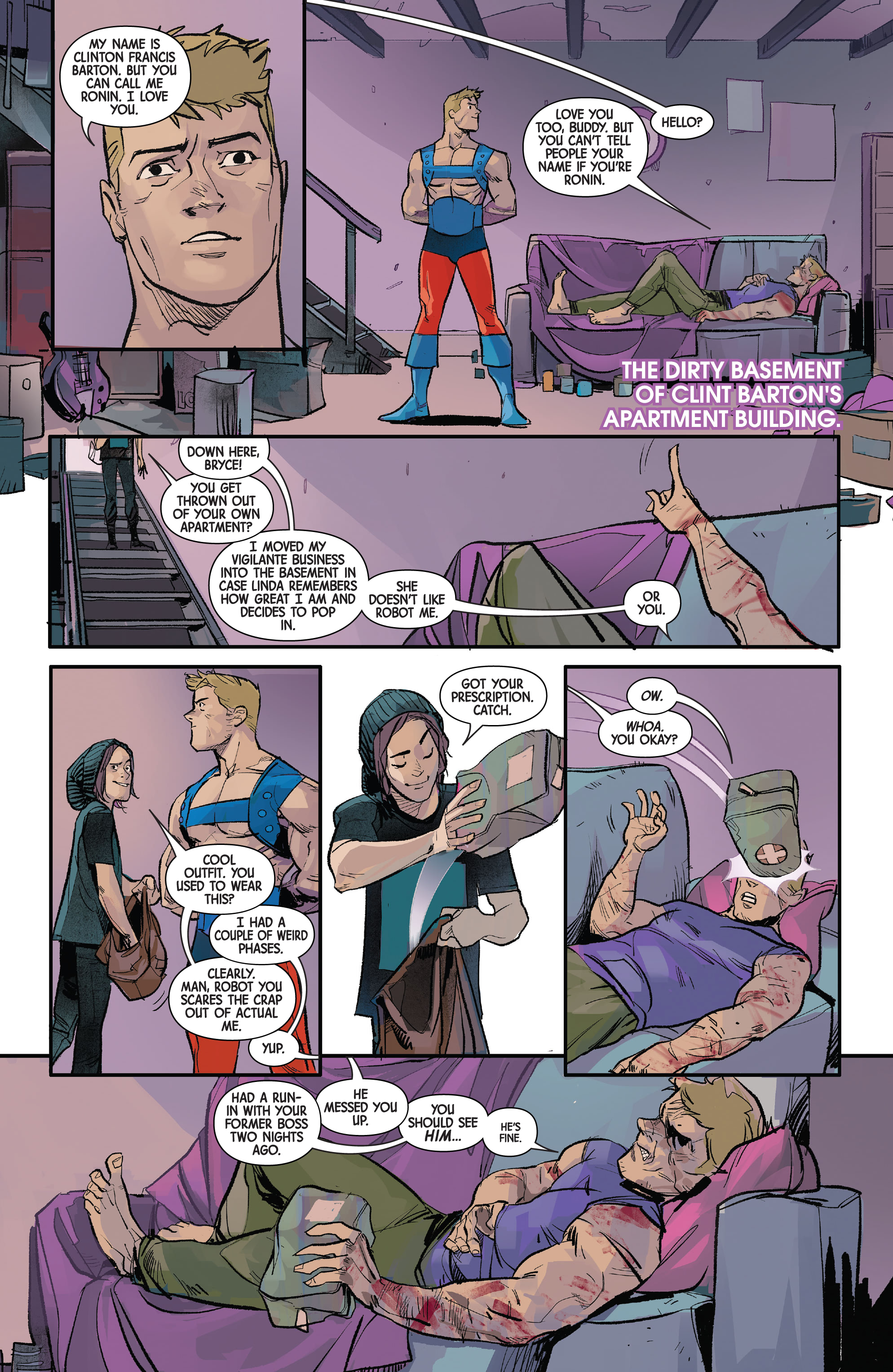 Read online Hawkeye: Freefall comic -  Issue #4 - 10