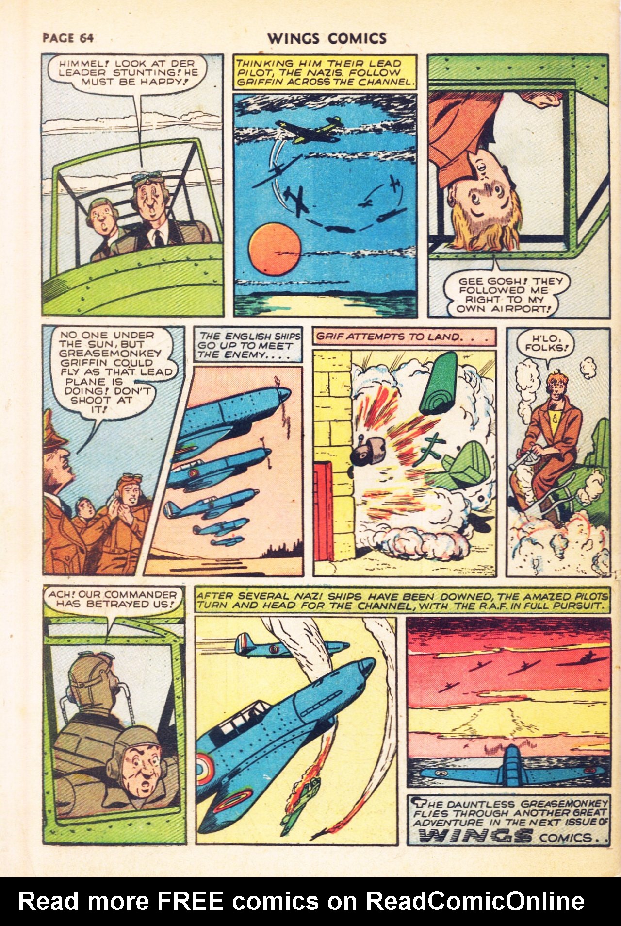 Read online Wings Comics comic -  Issue #8 - 66