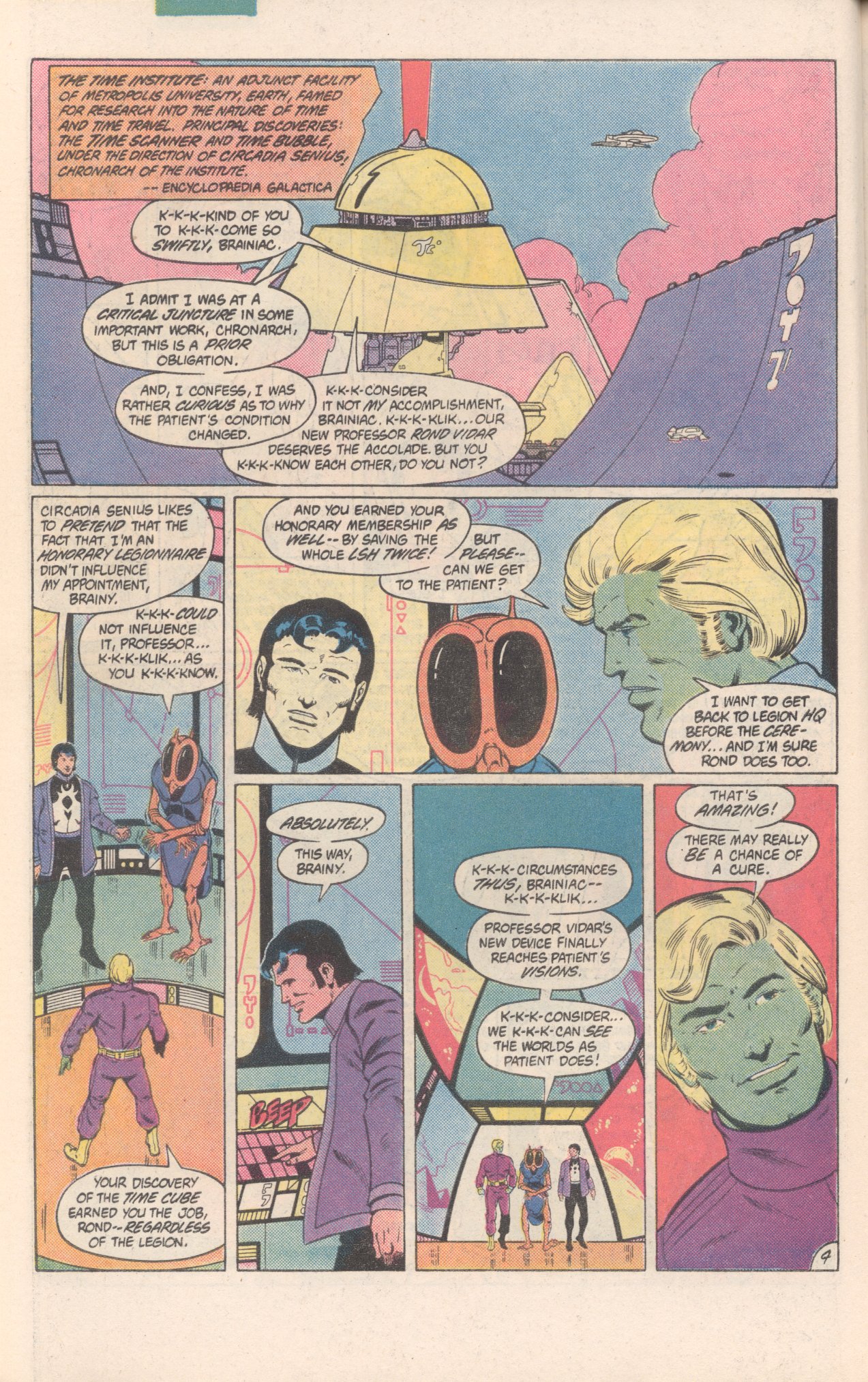 Read online Legion of Super-Heroes (1980) comic -  Issue #300 - 5
