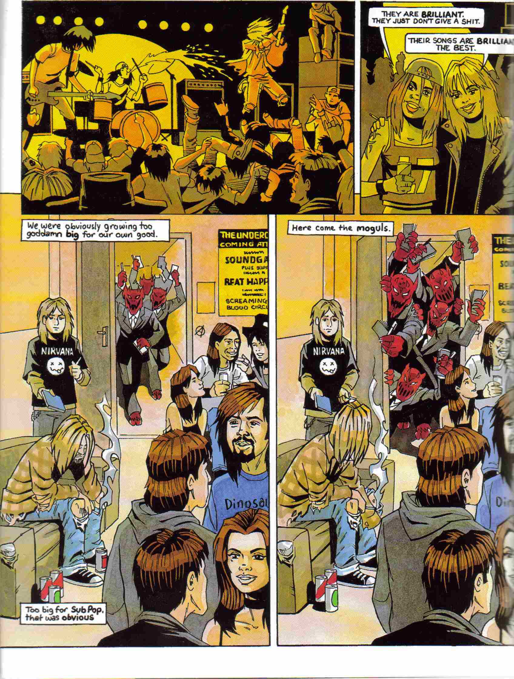 Read online GodSpeed: The Kurt Cobain Graphic comic -  Issue # TPB - 51