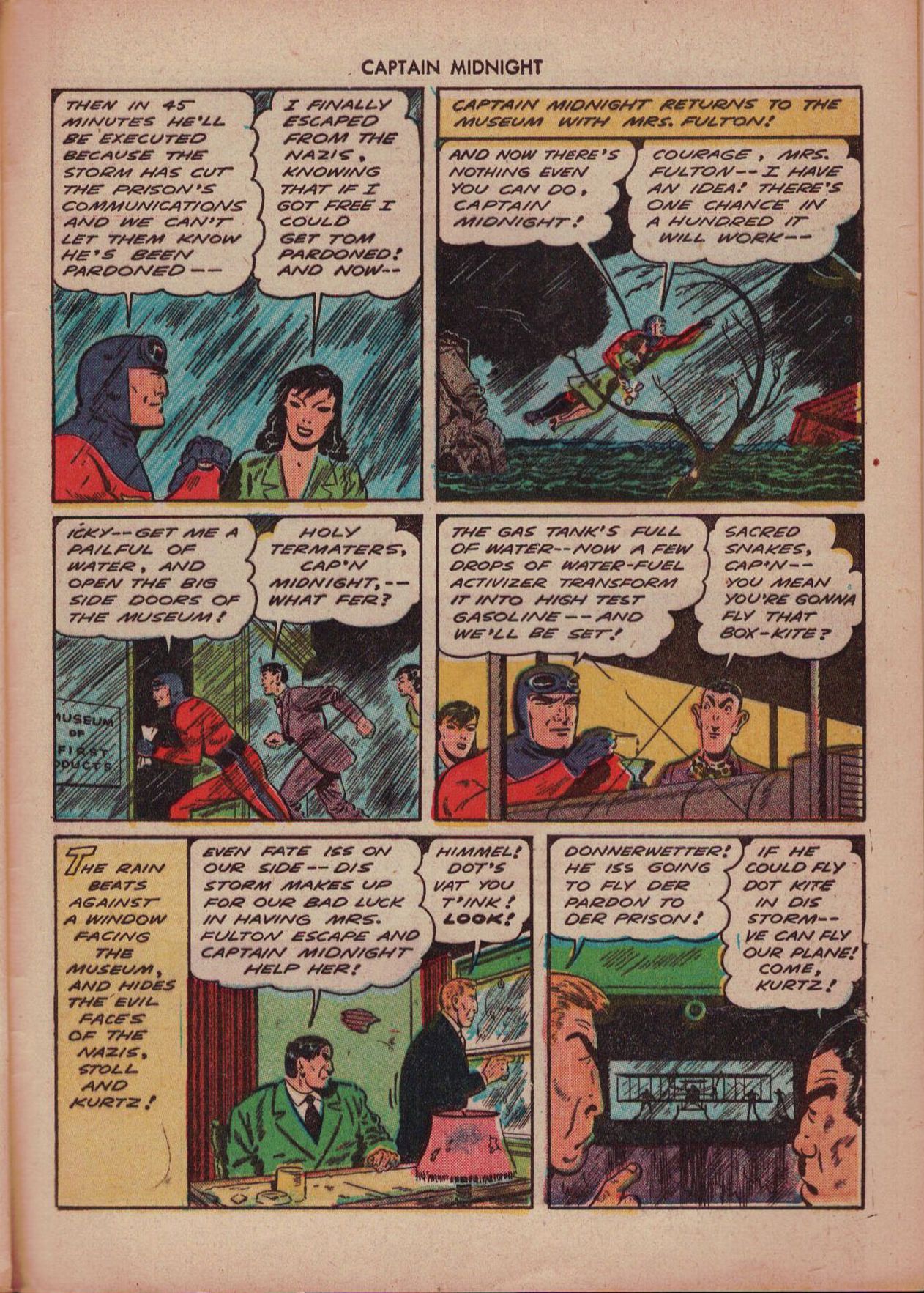 Read online Captain Midnight (1942) comic -  Issue #16 - 45