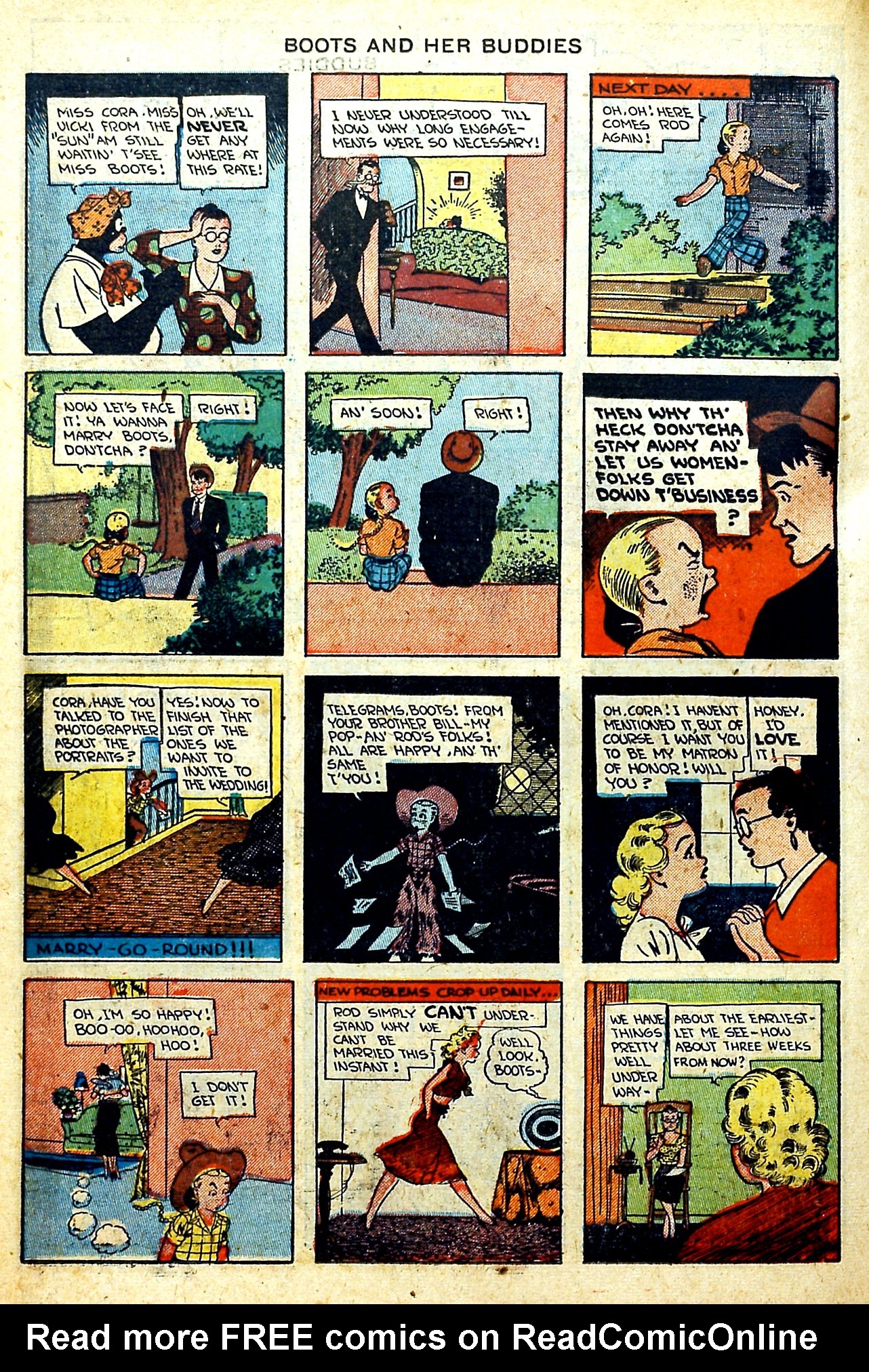 Read online Boots and Her Buddies (1948) comic -  Issue #8 - 22