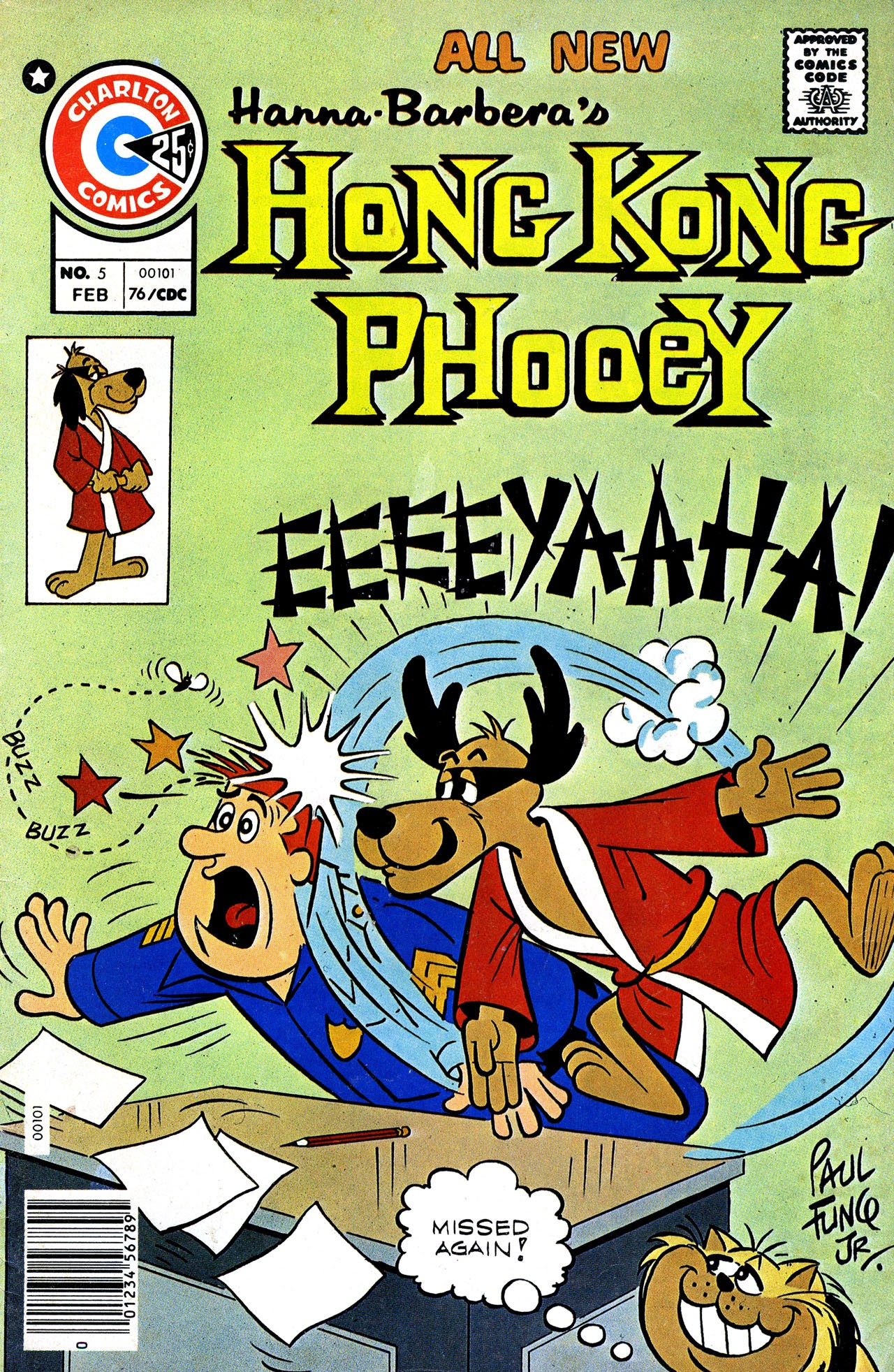 Read online Hong Kong Phooey comic -  Issue #5 - 1