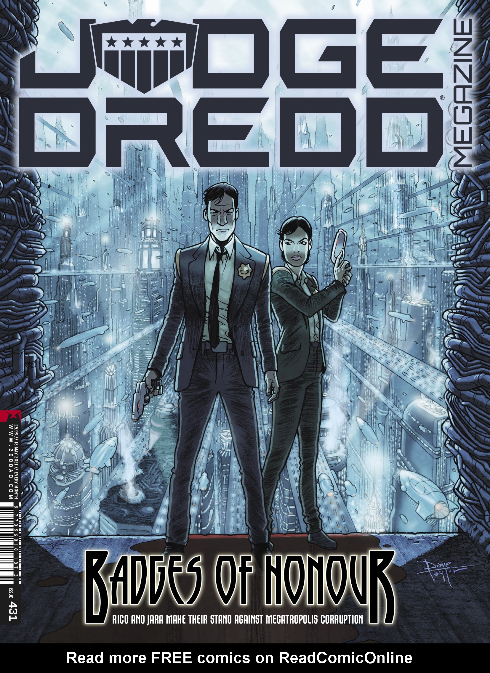Read online Judge Dredd Megazine (Vol. 5) comic -  Issue #431 - 1