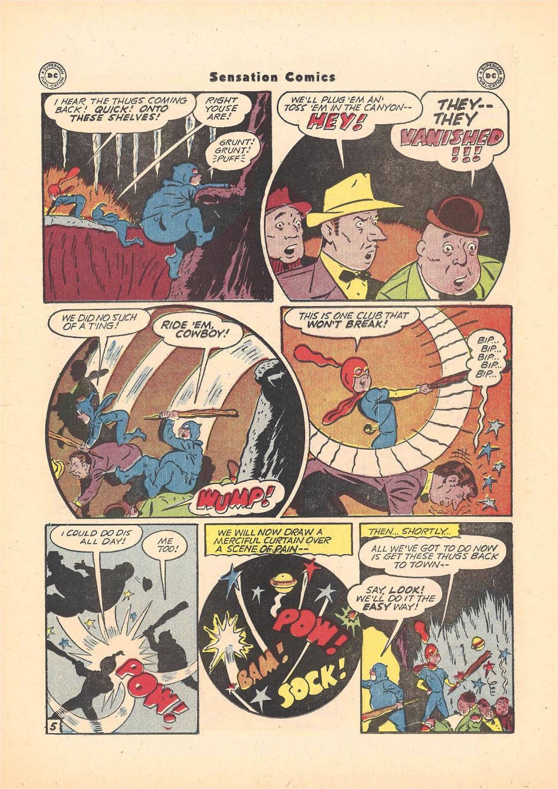 Read online Sensation (Mystery) Comics comic -  Issue #55 - 21