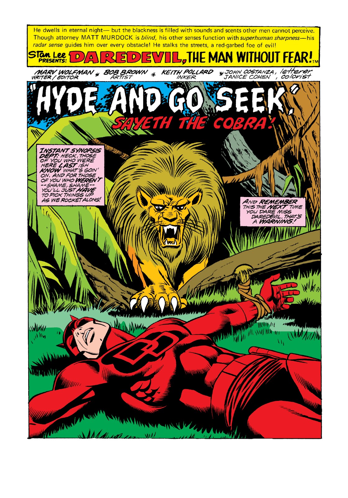 Marvel Masterworks: Daredevil issue TPB 13 (Part 3) - Page 46