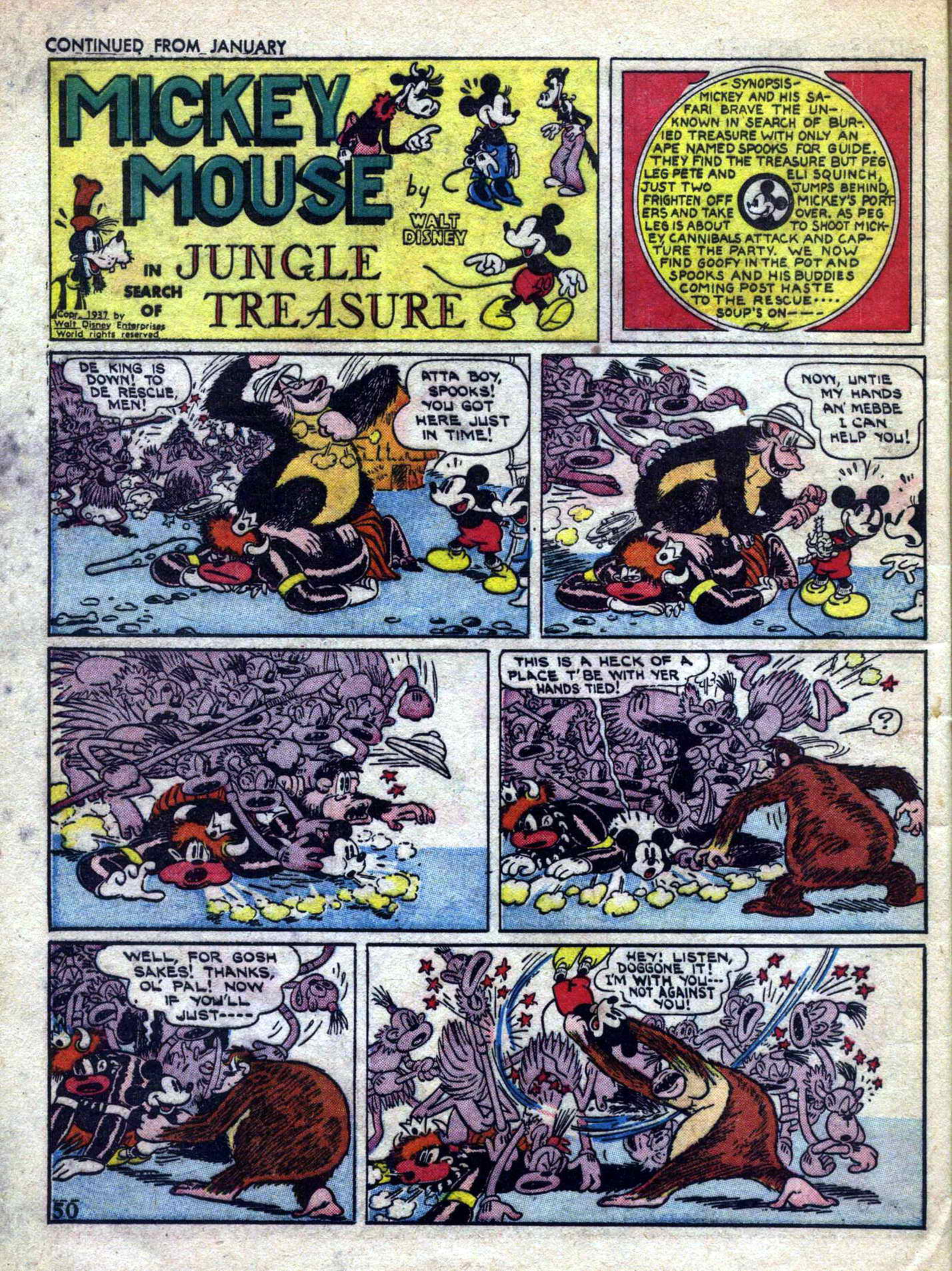 Read online Walt Disney's Comics and Stories comic -  Issue #5 - 52