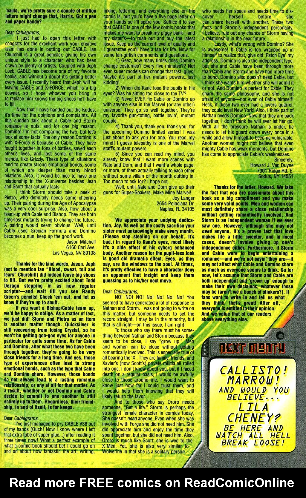 Read online Cable (1993) comic -  Issue #41 - 25