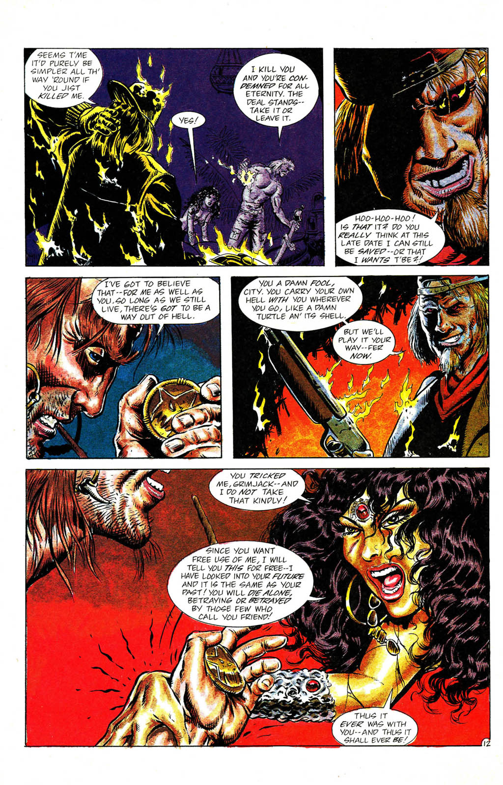 Read online Grimjack comic -  Issue #65 - 16