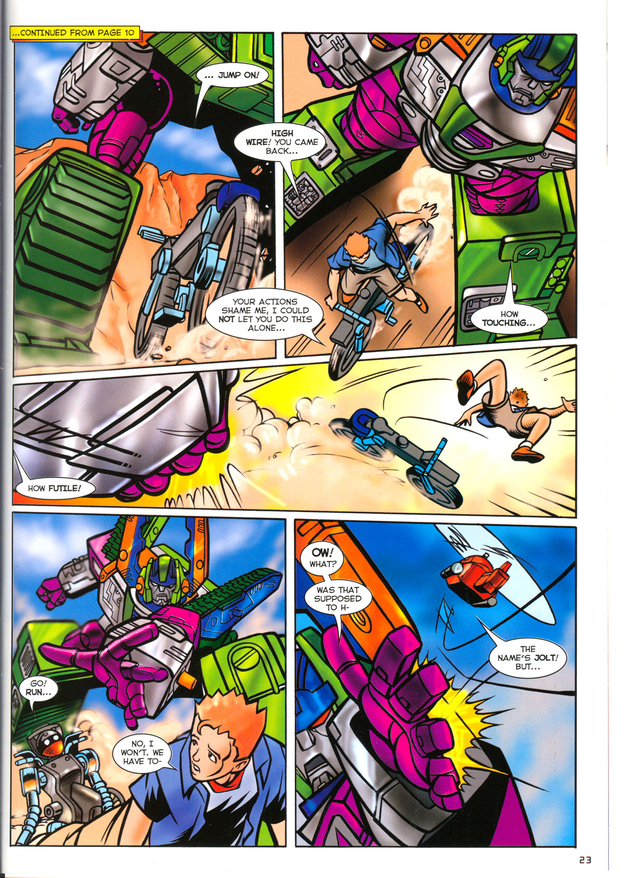 Read online Transformers: Armada (2003) comic -  Issue #2 - 18
