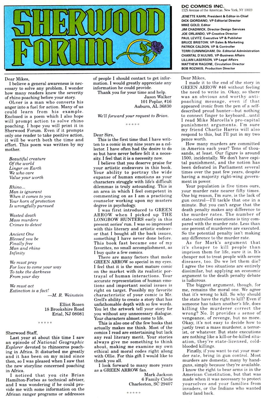 Read online Green Arrow (1988) comic -  Issue #52 - 24