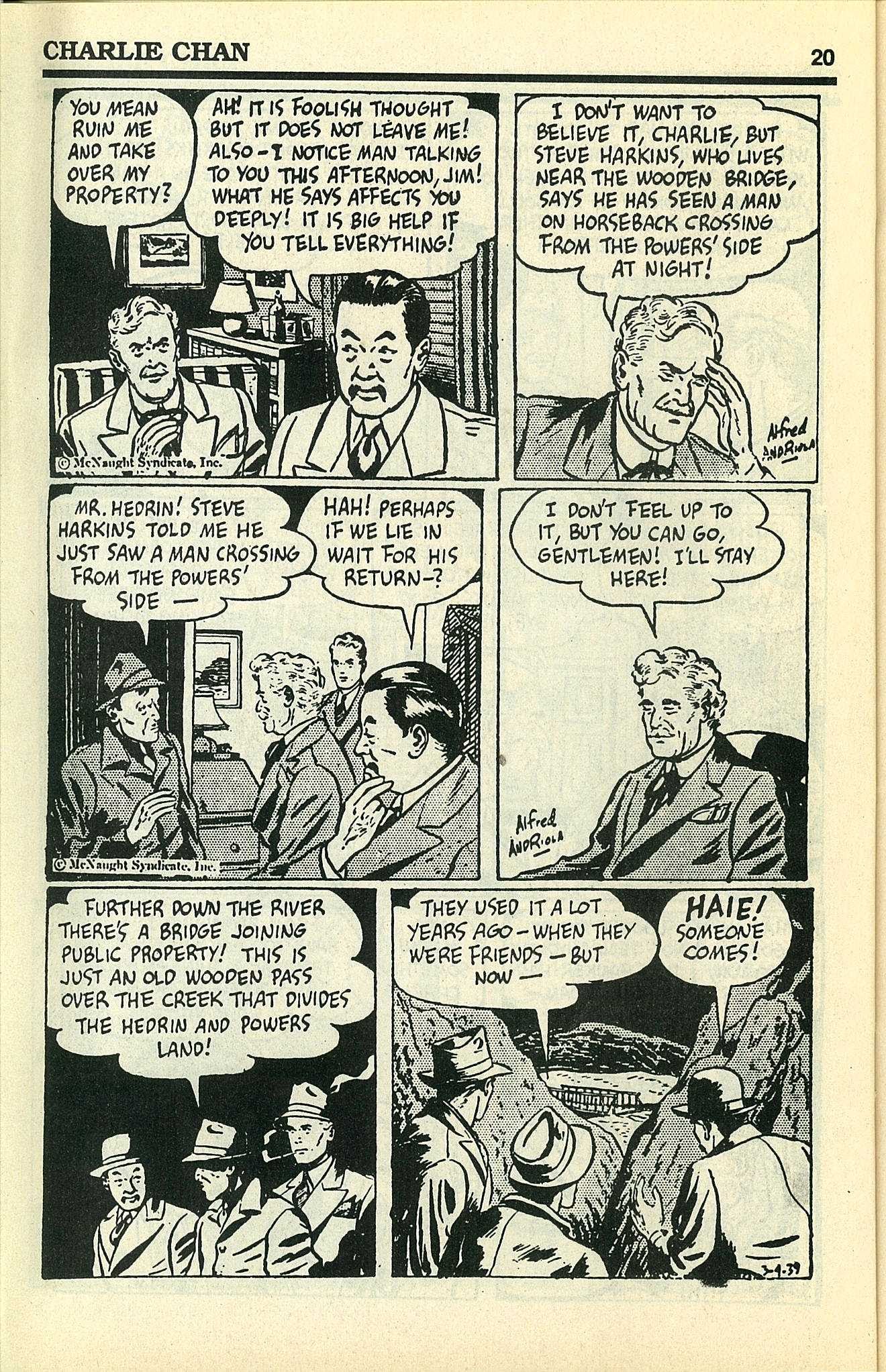 Read online Charlie Chan comic -  Issue #1 - 22