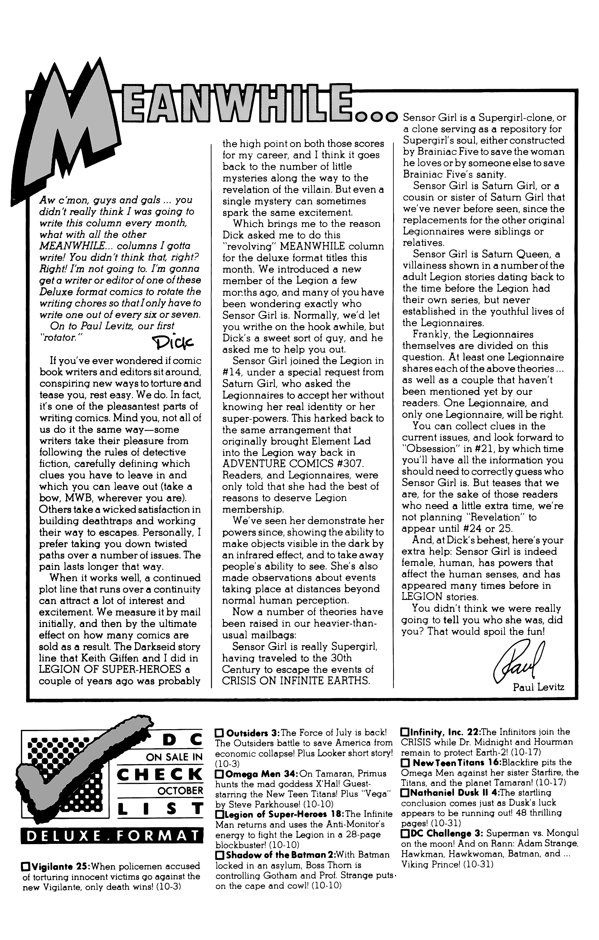 Read online Legion of Super-Heroes (1984) comic -  Issue #18 - 32