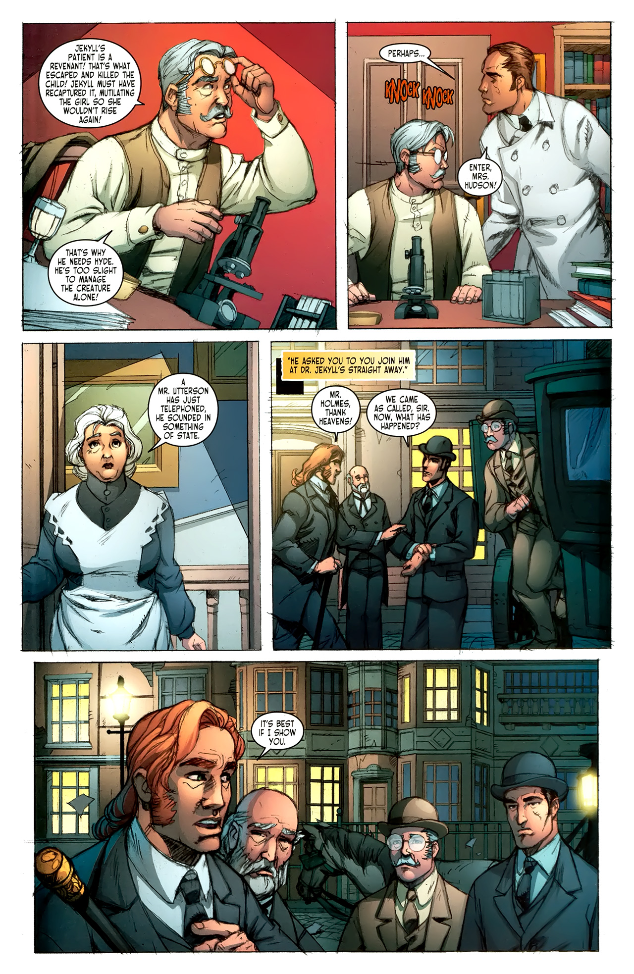 Read online Victorian Undead: Sherlock Holmes vs. Jekyll and Hyde comic -  Issue # Full - 22