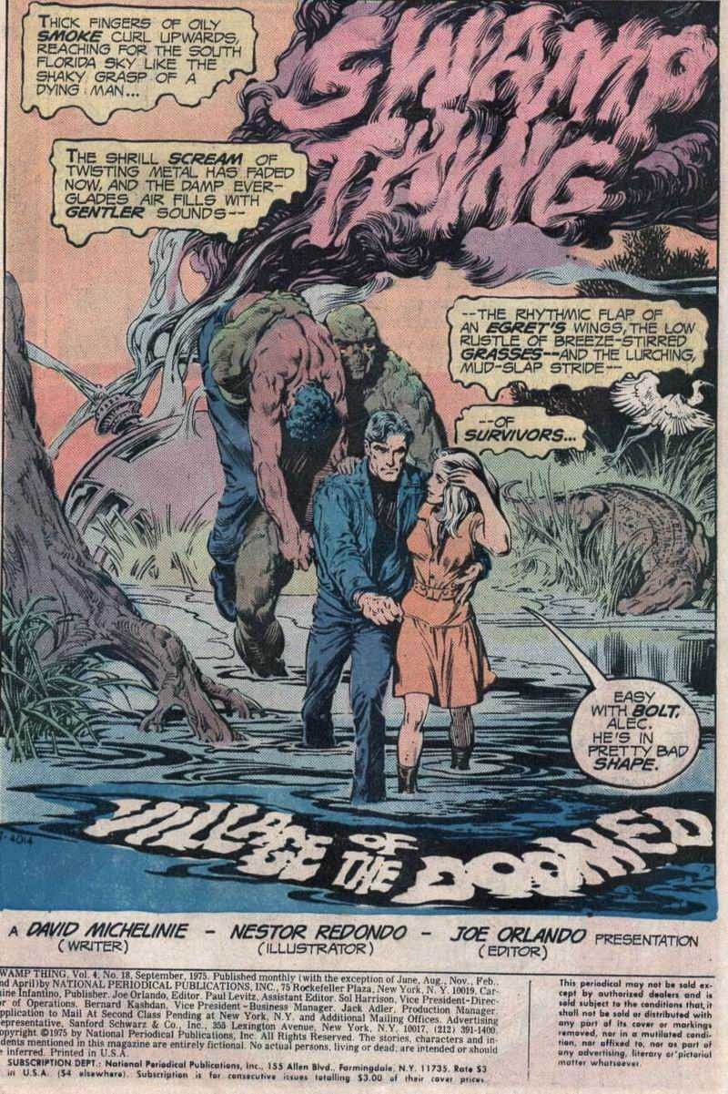 Read online Swamp Thing (1972) comic -  Issue #18 - 2