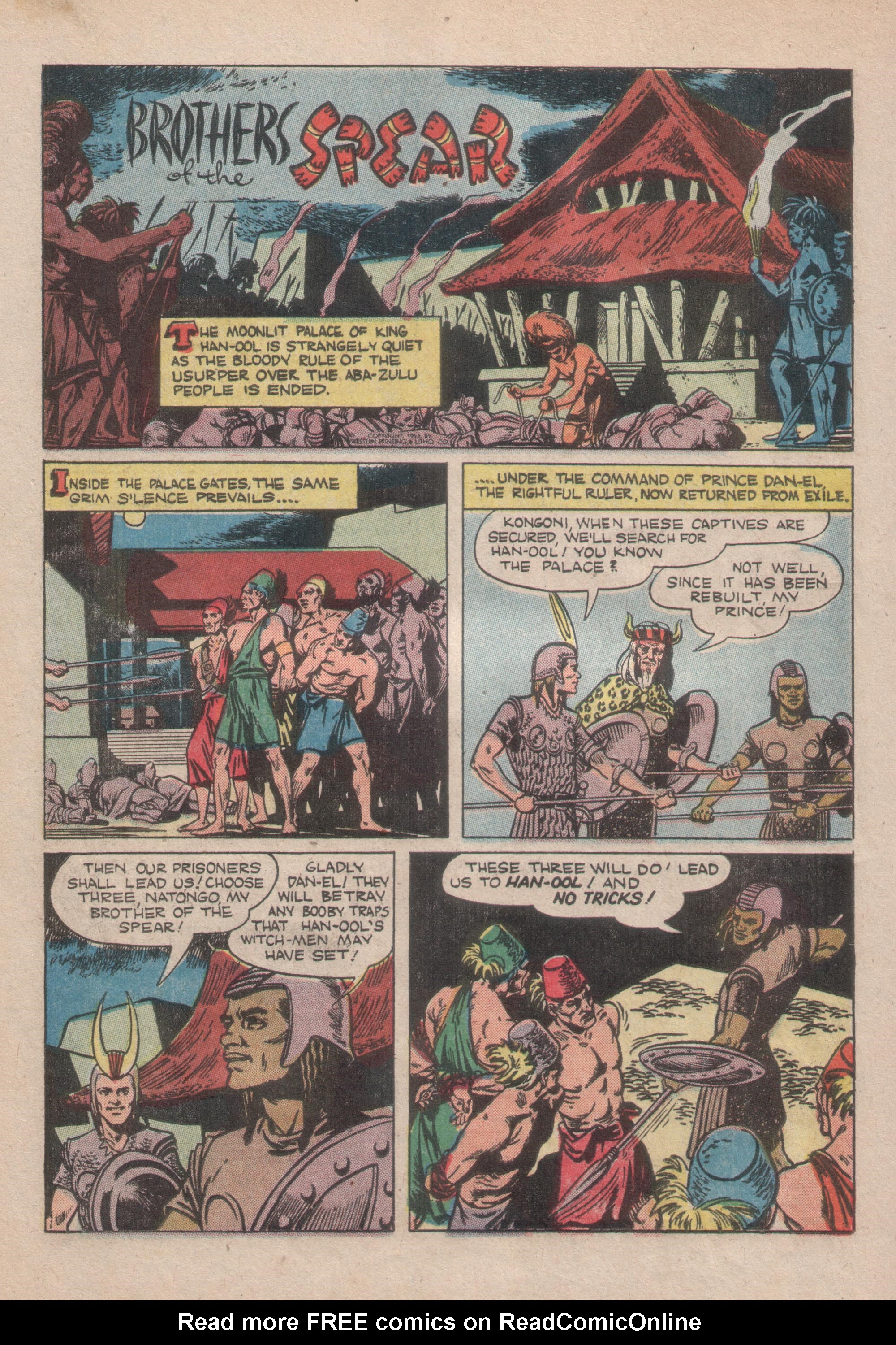 Read online Tarzan (1948) comic -  Issue #42 - 44