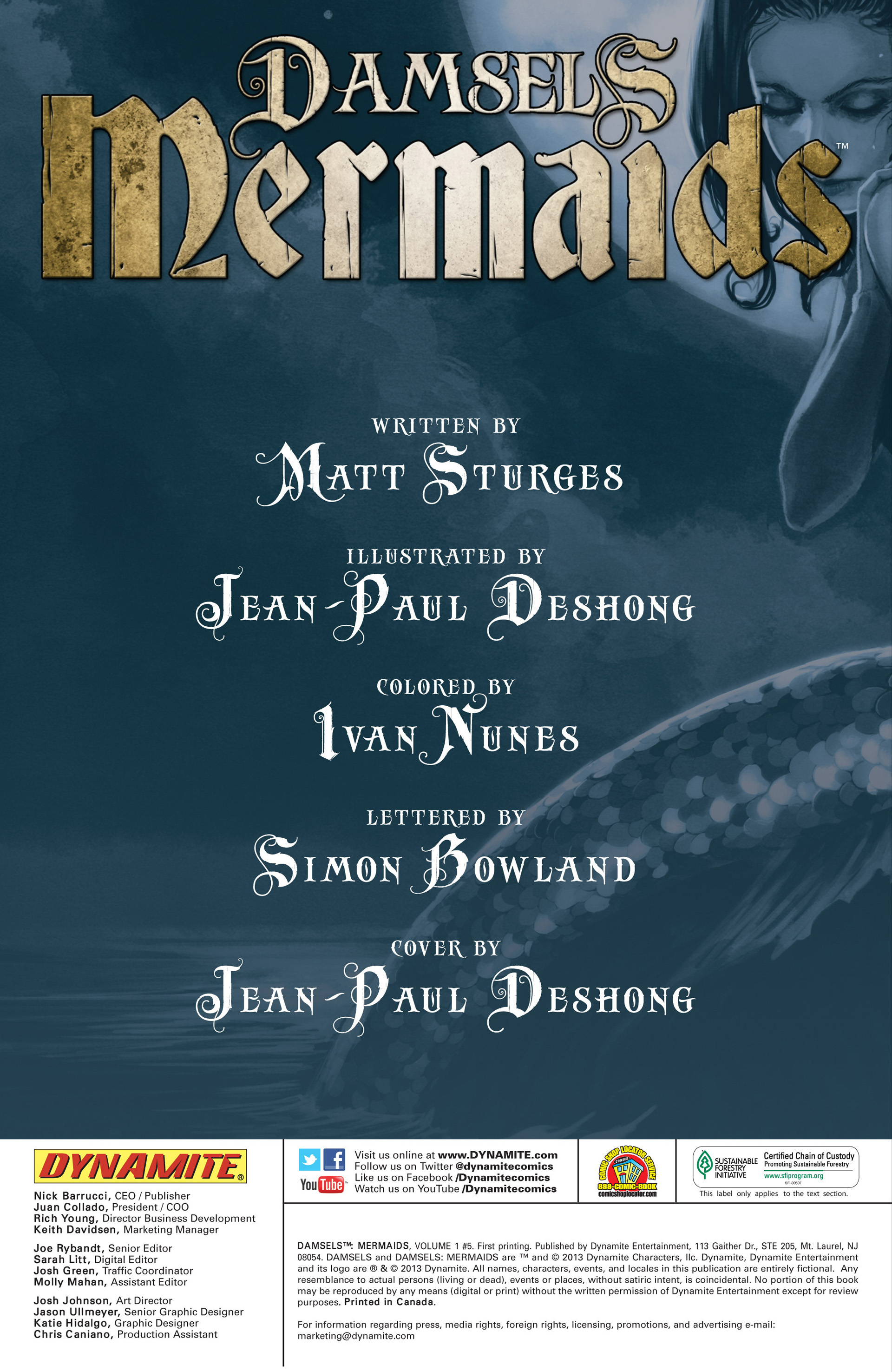 Read online Damsels: Mermaids comic -  Issue #5 - 2