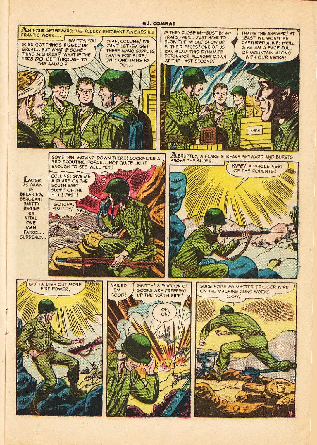 Read online G.I. Combat (1952) comic -  Issue #13 - 15