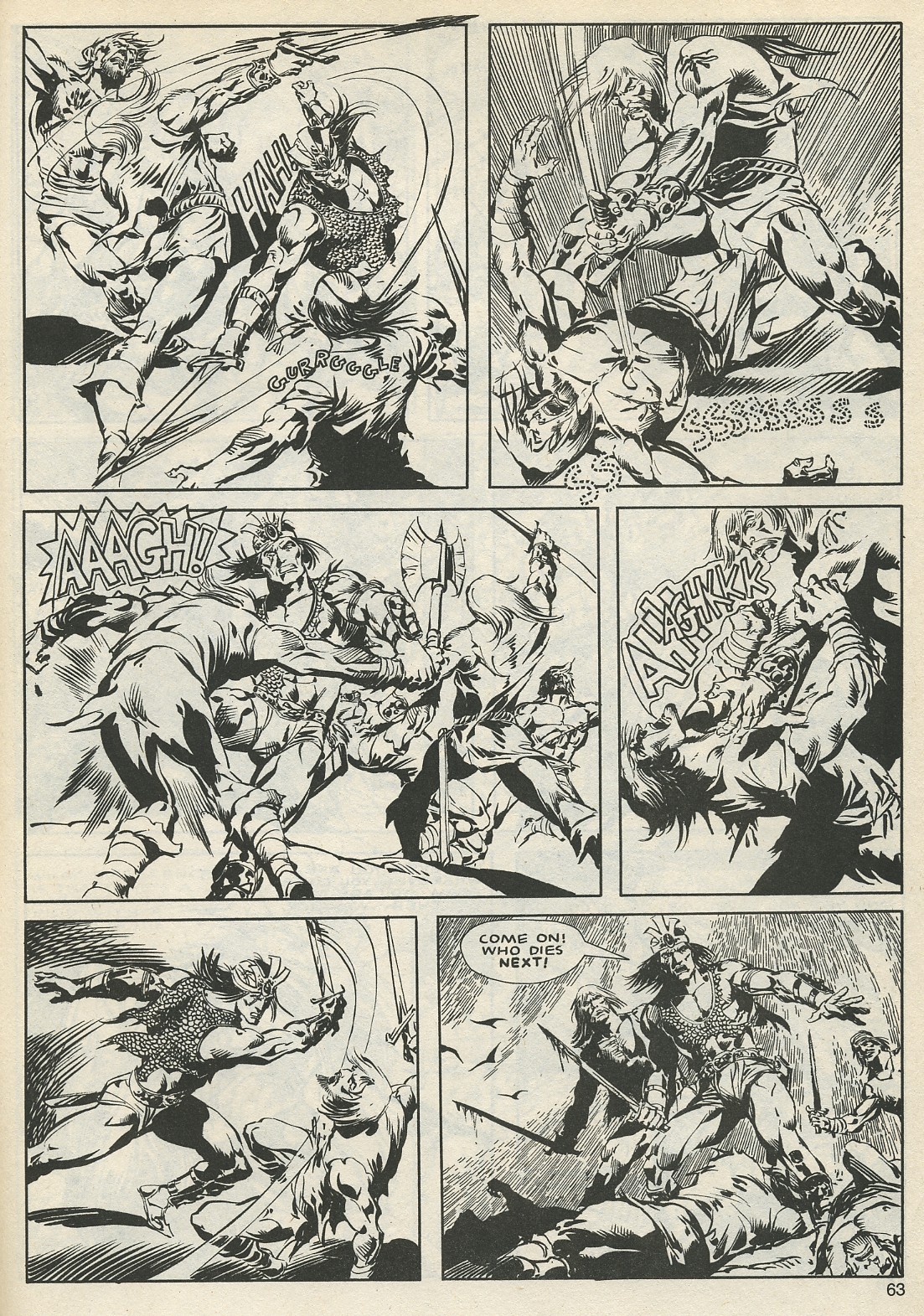 Read online The Savage Sword Of Conan comic -  Issue #127 - 63