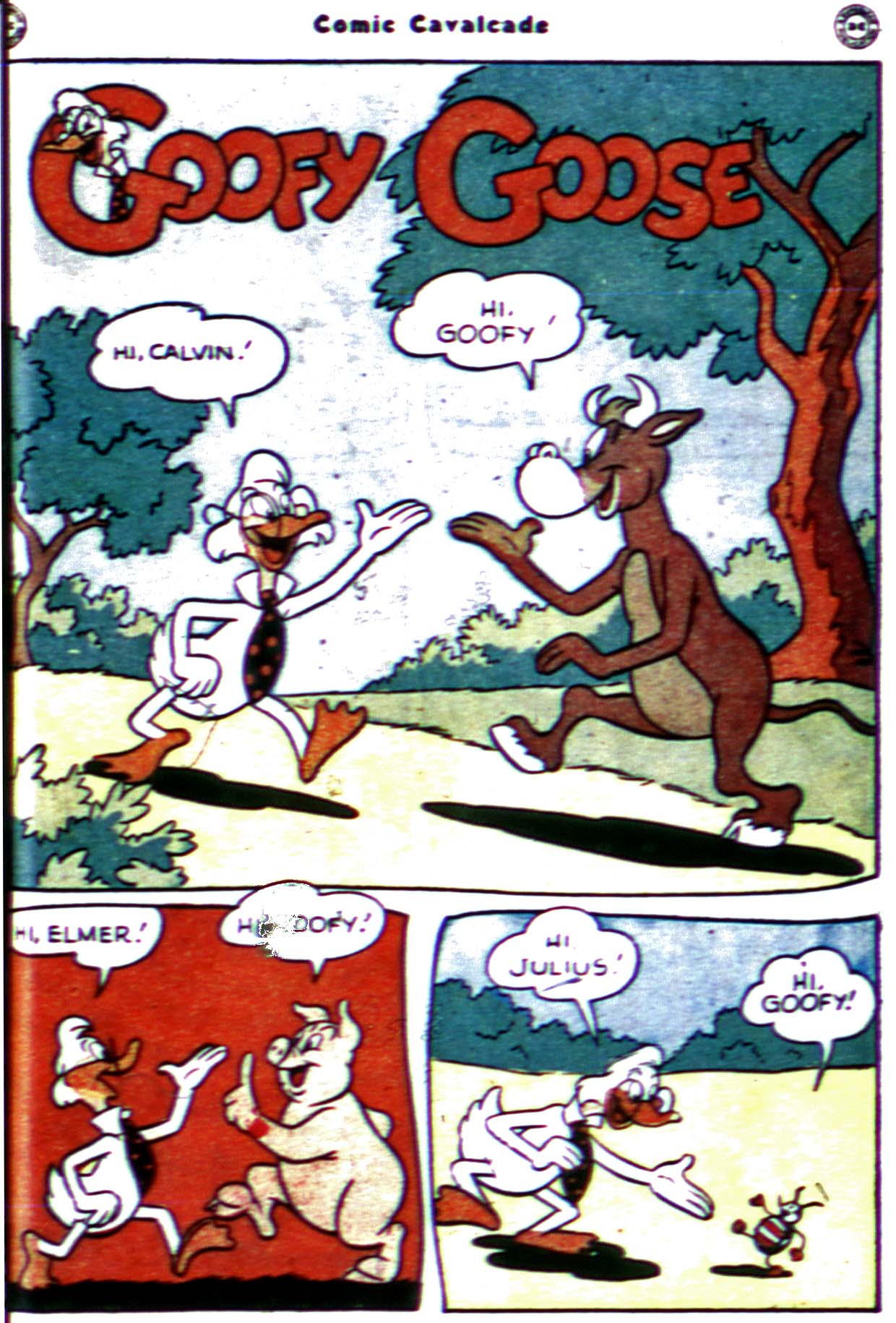 Read online Comic Cavalcade comic -  Issue #30 - 45