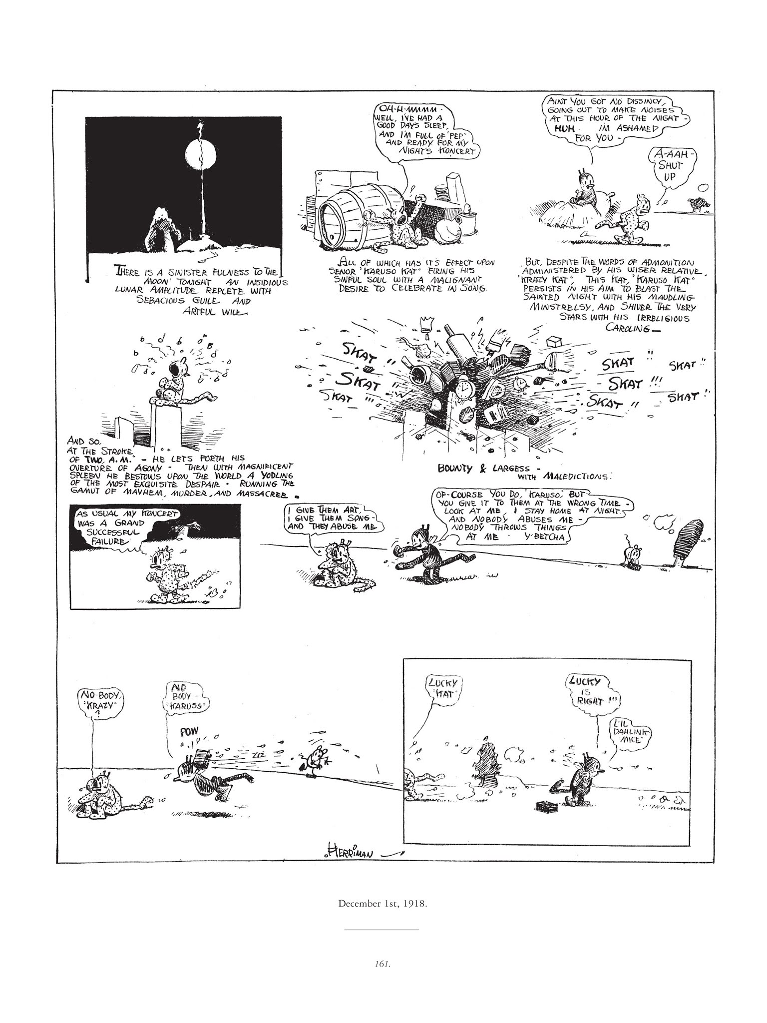 Read online Krazy & Ignatz comic -  Issue # TPB 1 - 161