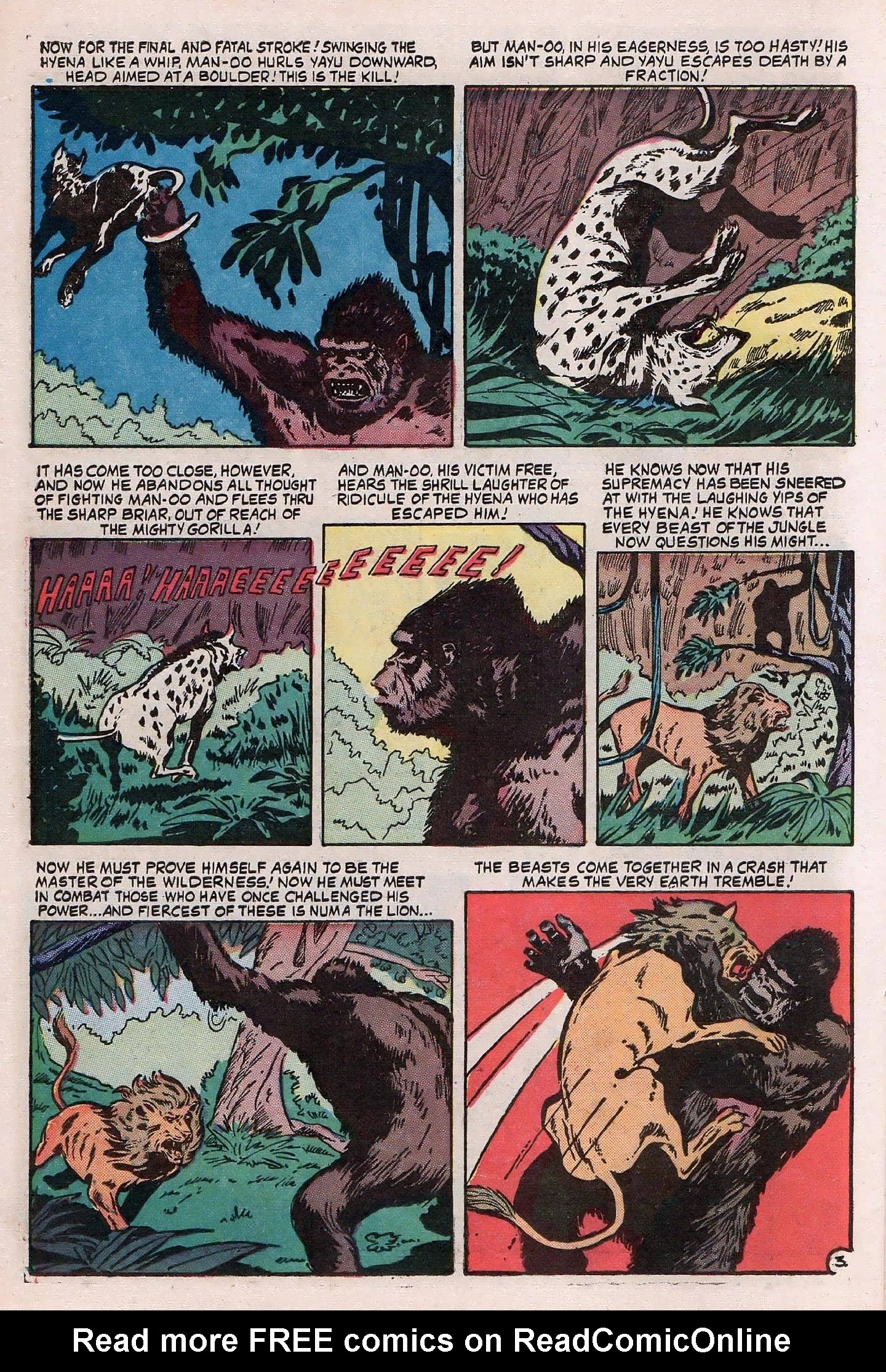 Read online Jungle Action (1954) comic -  Issue #4 - 22
