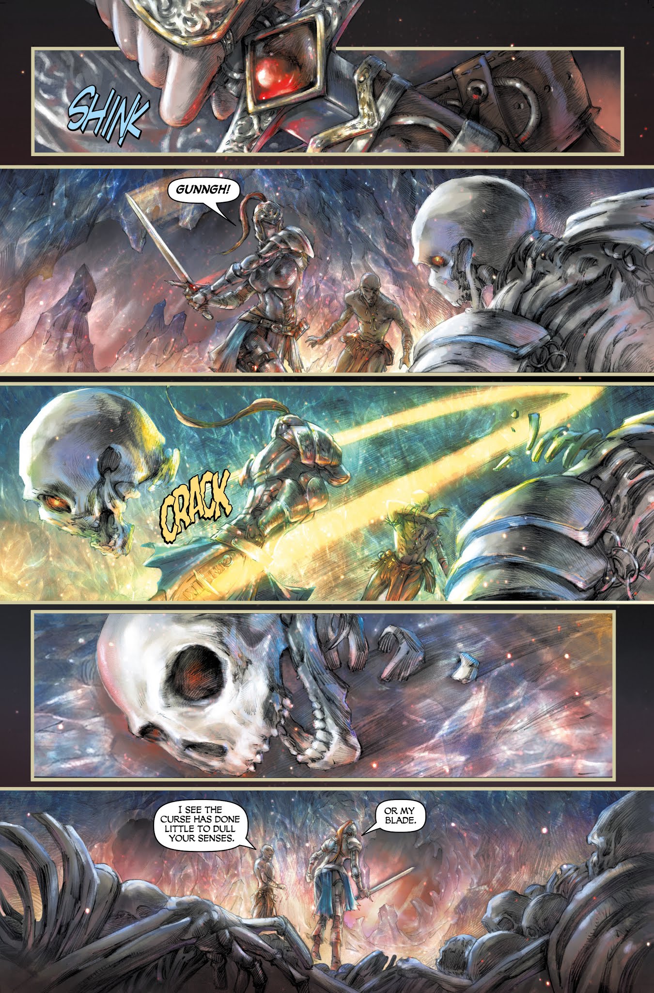Read online Dark Souls: The Breath of Andolus comic -  Issue #1 - 9