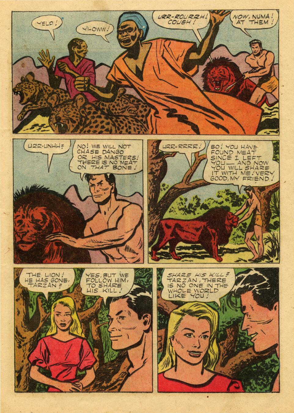 Read online Tarzan (1948) comic -  Issue #72 - 17