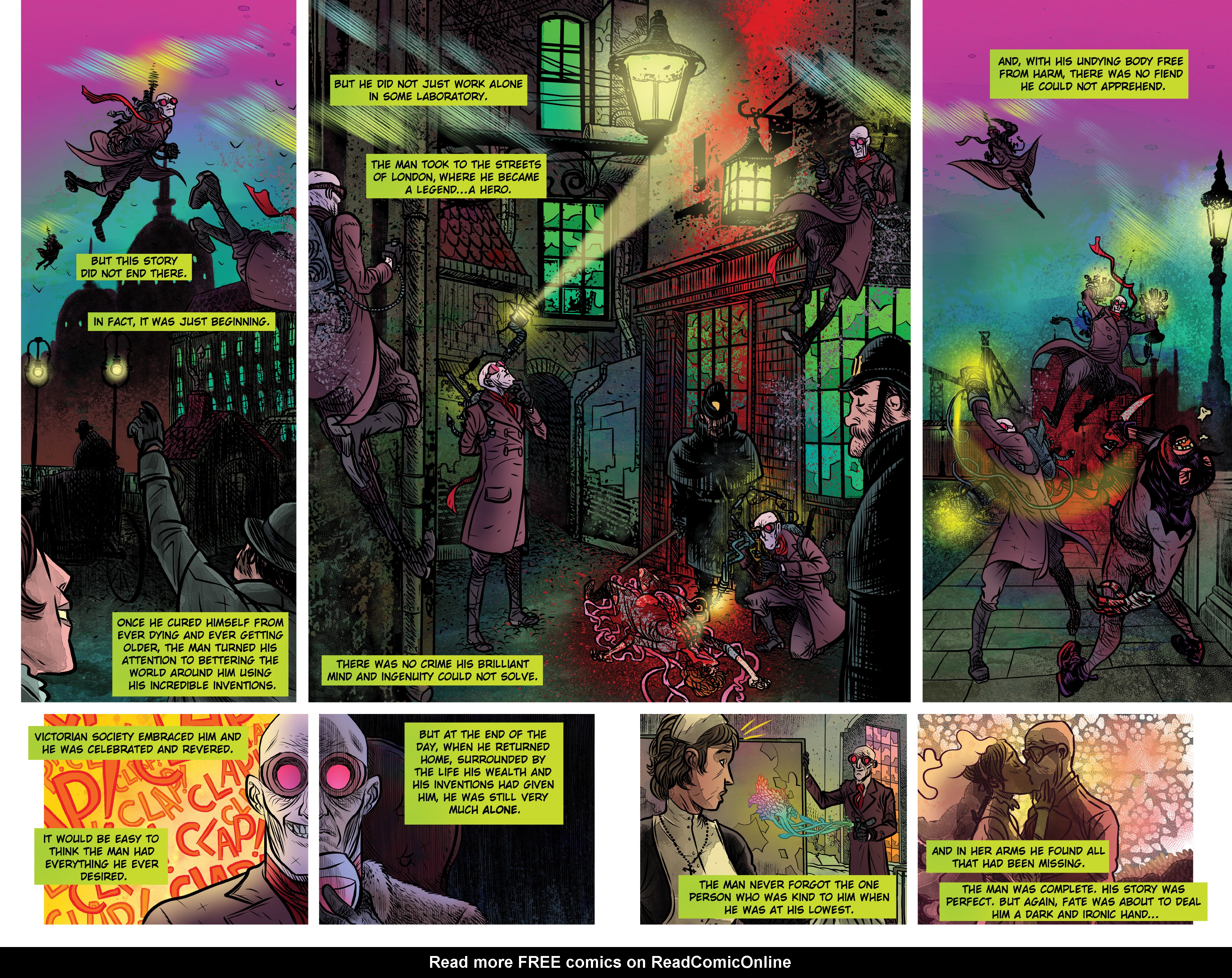 Read online Sherlock Frankenstein and the Legion of Evil comic -  Issue #4 - 4