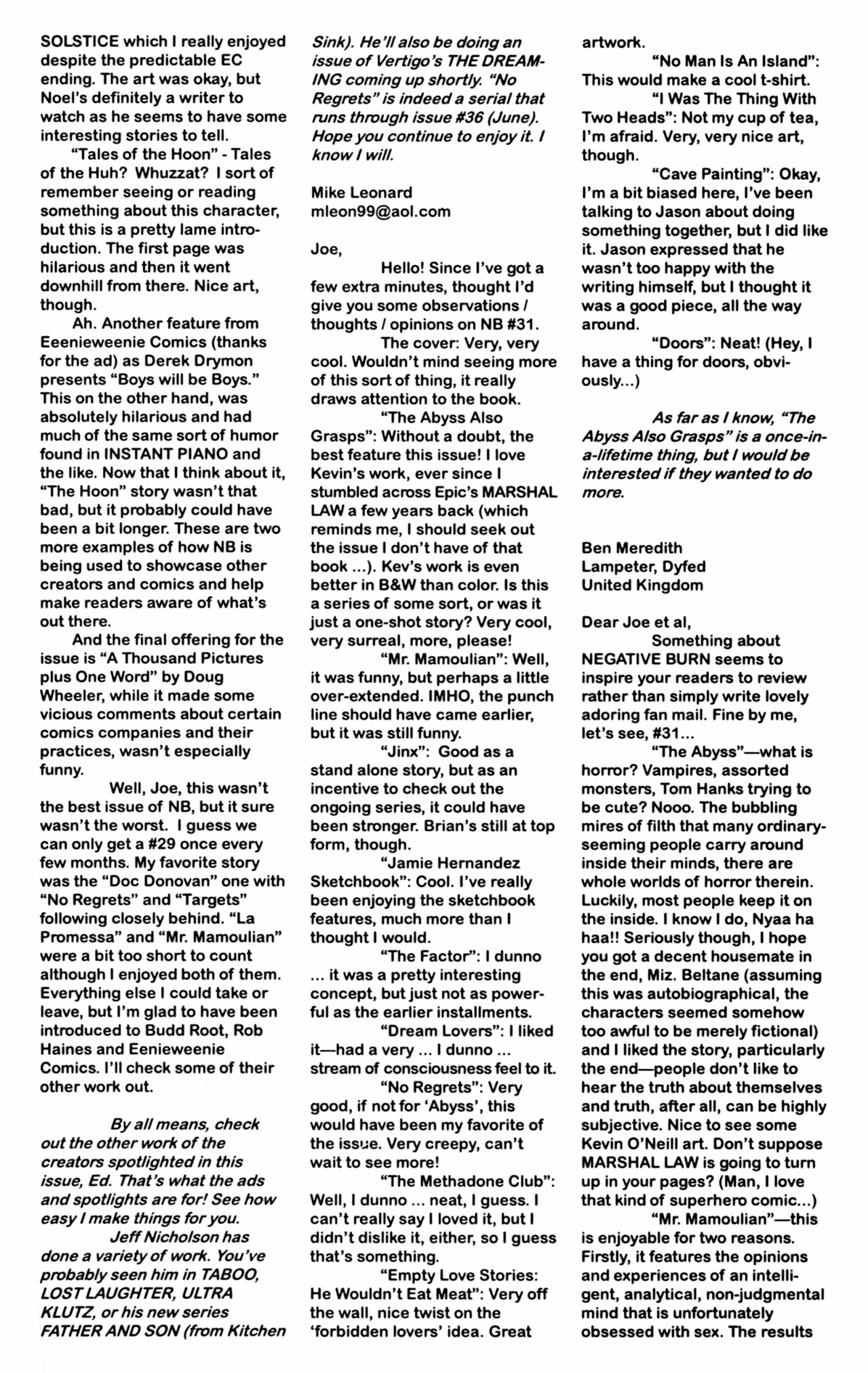 Read online Negative Burn comic -  Issue #35 - 64
