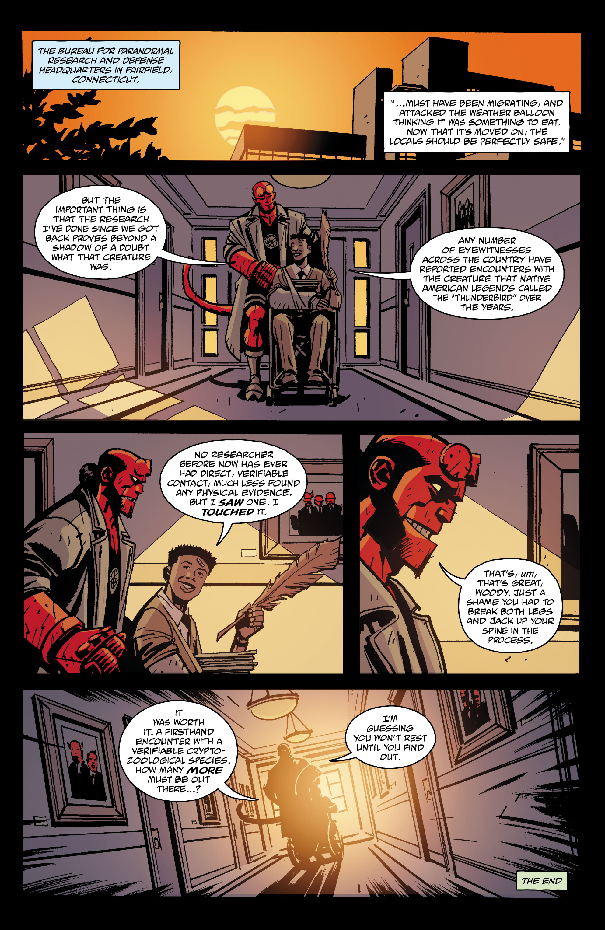 Read online Hellboy And The B.P.R.D.: 1957 - Falling Sky comic -  Issue # Full - 24