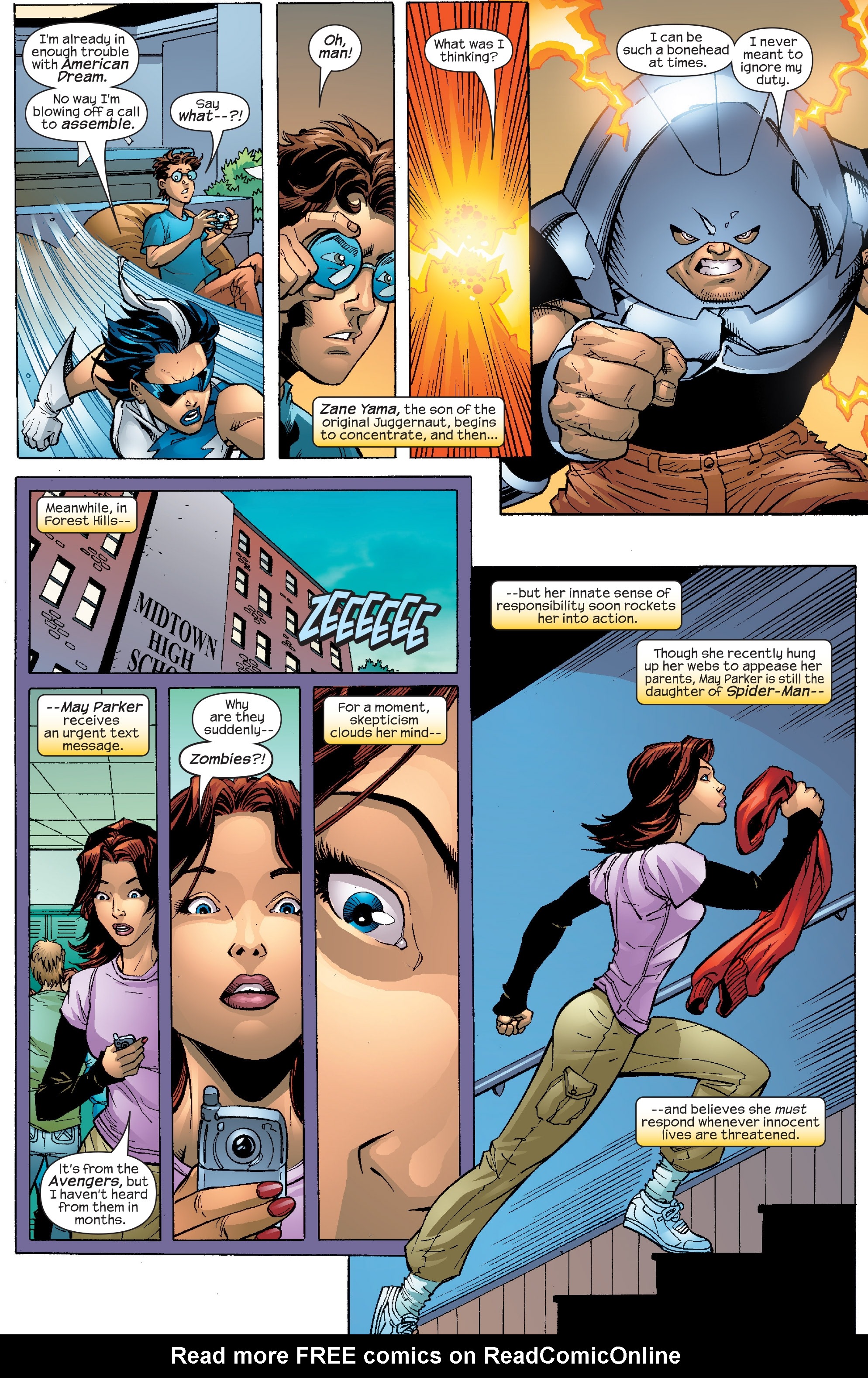 Read online Ms. Fantastic (Marvel)(MC2) - Avengers Next (2007) comic -  Issue #1 - 13