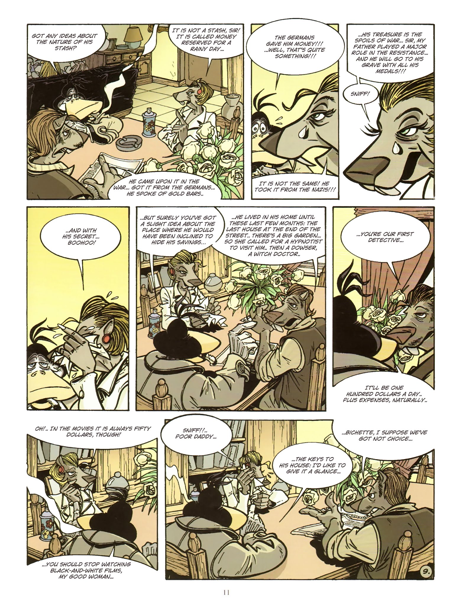 Read online Une enquête de l'inspecteur Canardo comic -  Issue #11 - 12