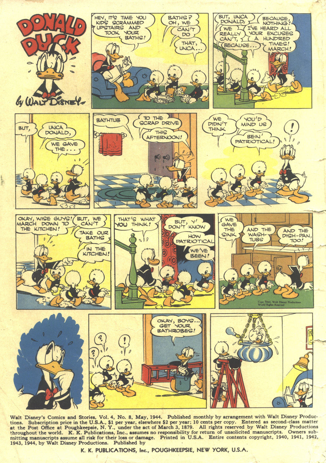 Read online Walt Disney's Comics and Stories comic -  Issue #44 - 2
