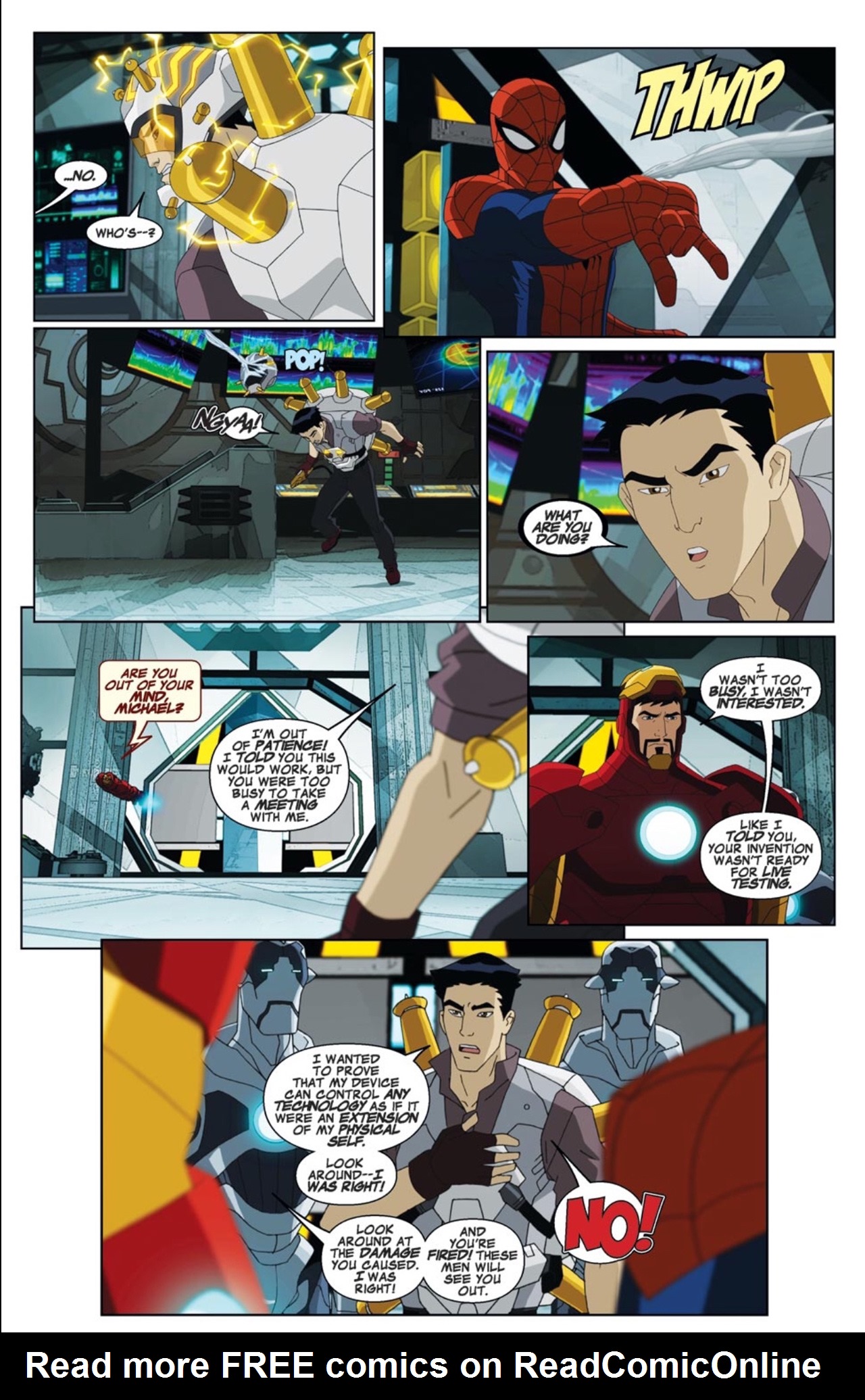 Read online Marvel Universe Ultimate Spider-Man: Web Warriors comic -  Issue #3 - 5