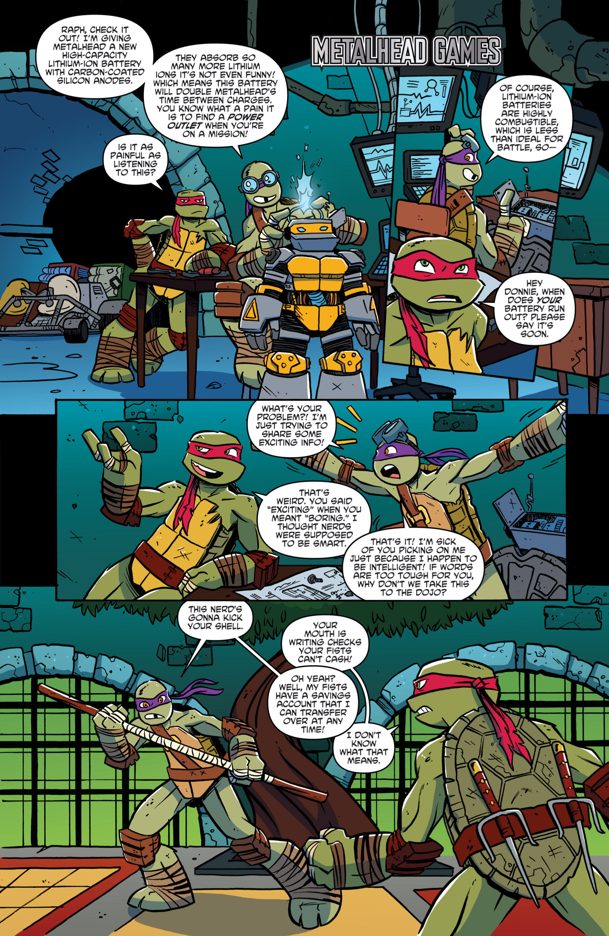 Read online Teenage Mutant Ninja Turtles New Animated Adventures comic -  Issue #9 - 3