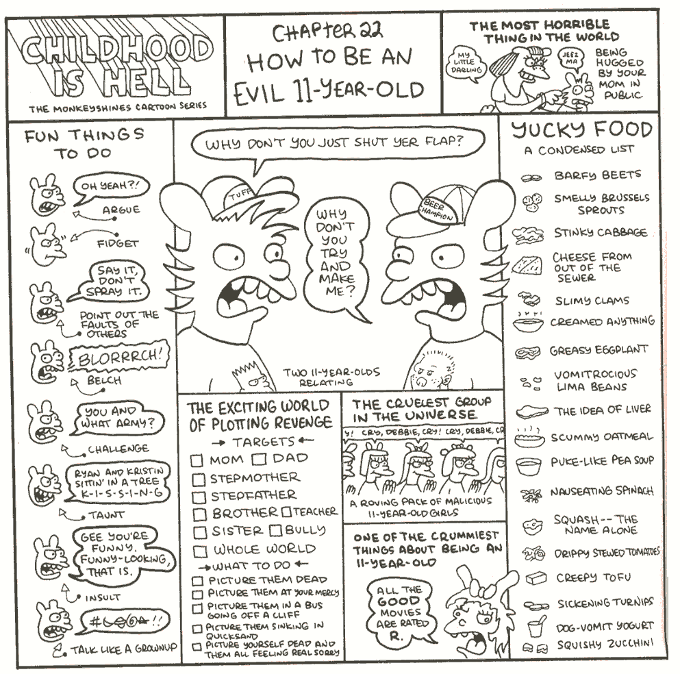 Read online Life In Hell comic -  Issue # TPB Childhood Is Hell - 26