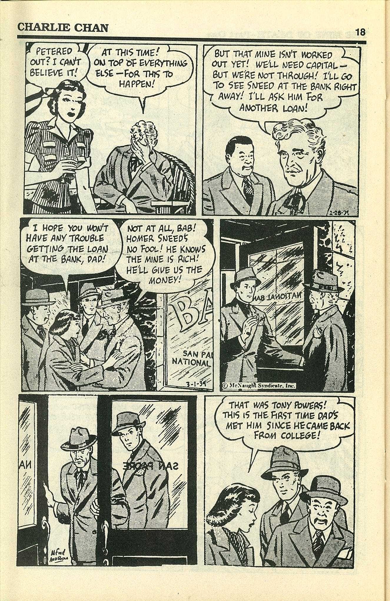 Read online Charlie Chan comic -  Issue #1 - 20