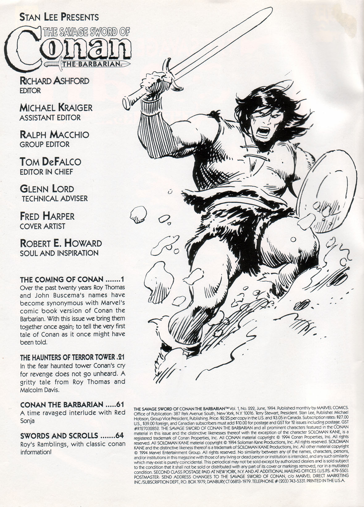 Read online The Savage Sword Of Conan comic -  Issue #222 - 2