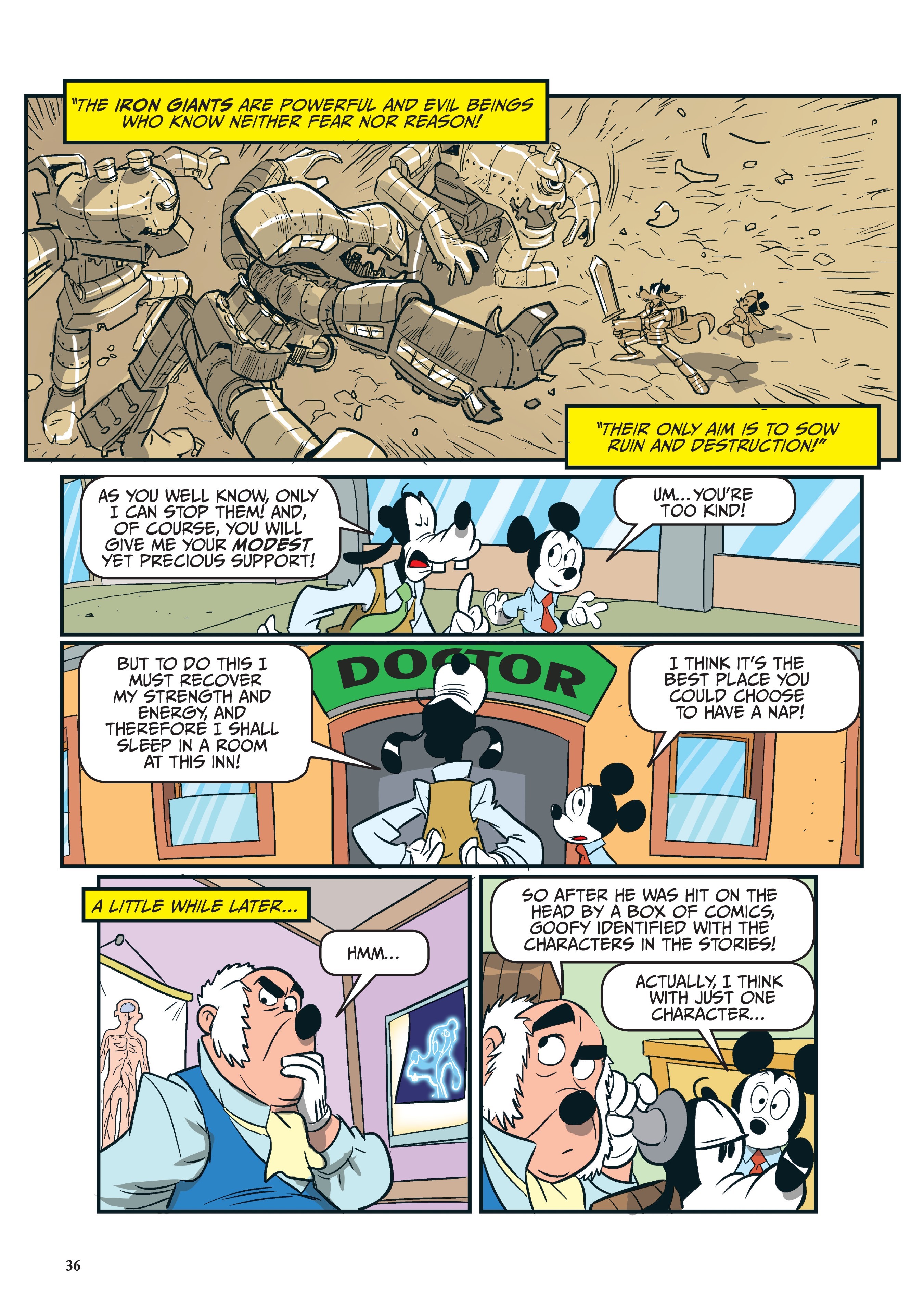 Read online Disney Don Quixote, Starring Goofy and Mickey Mouse comic -  Issue # TPB - 37