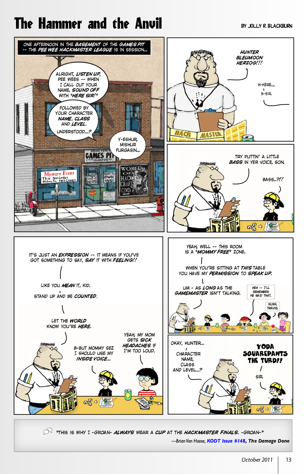 Read online Knights of the Dinner Table comic -  Issue #180 - 15