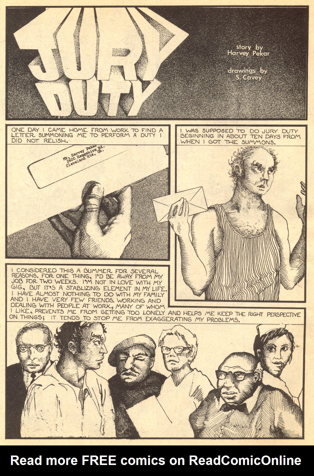 Read online American Splendor (1976) comic -  Issue #8 - 7