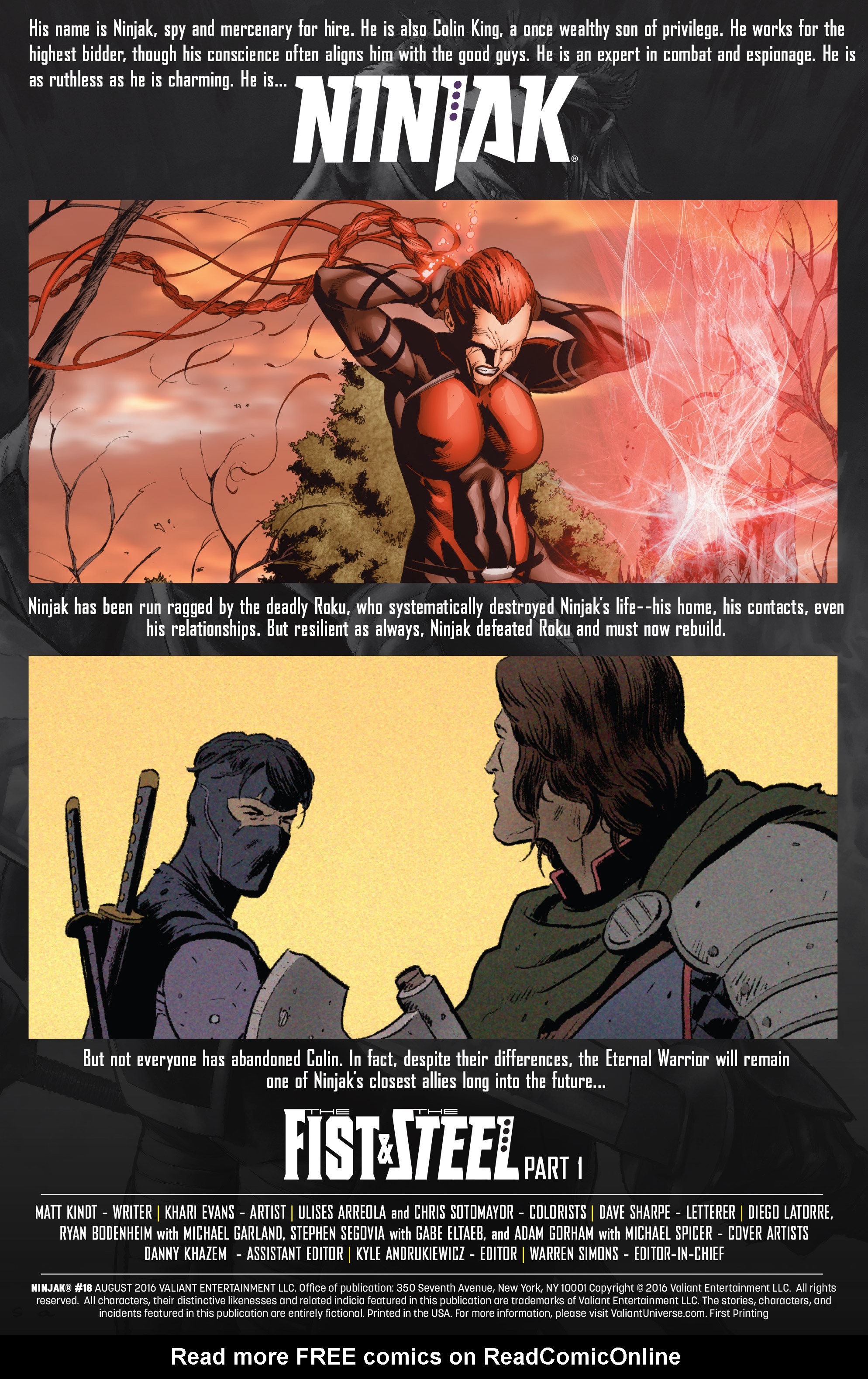 Read online Ninjak (2015) comic -  Issue #18 - 2